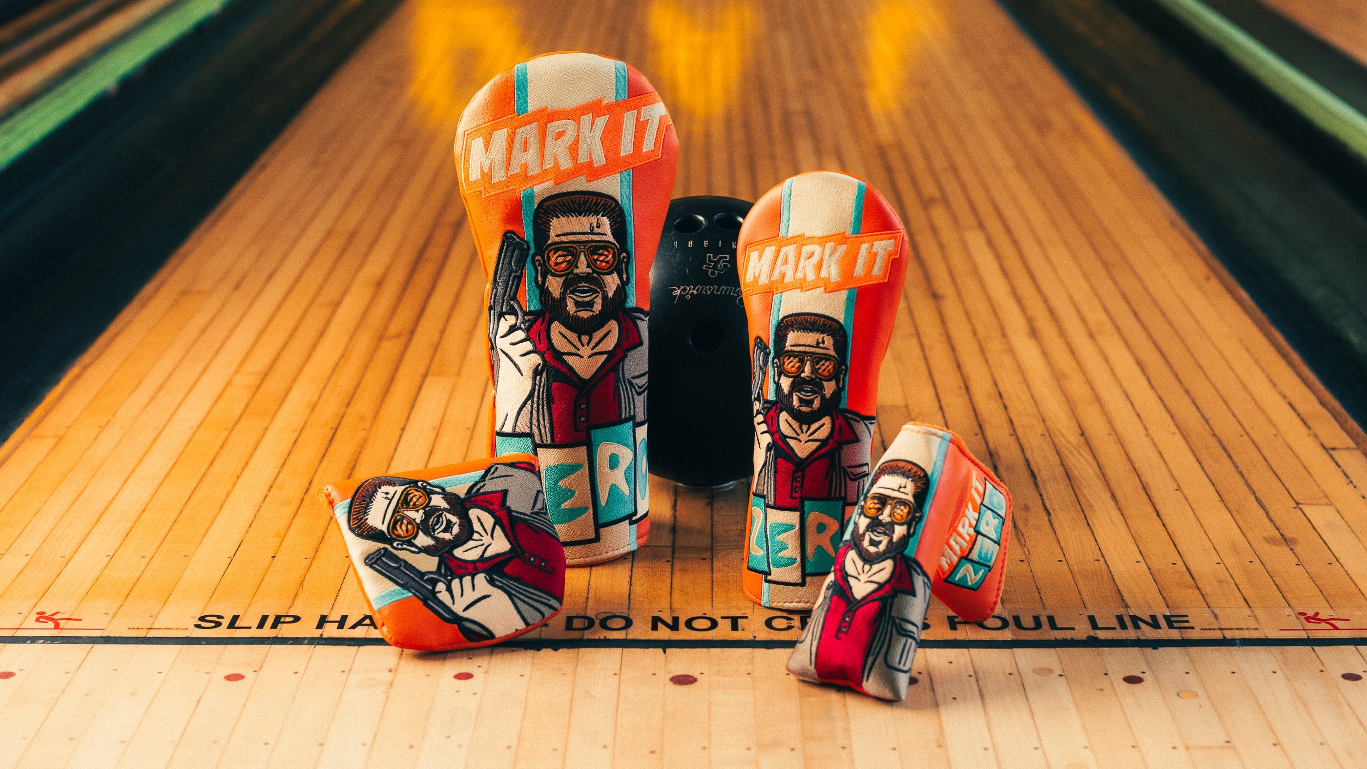SWAG Golf x The Big Lebowski officially licensed movie themed golf headcover collection.