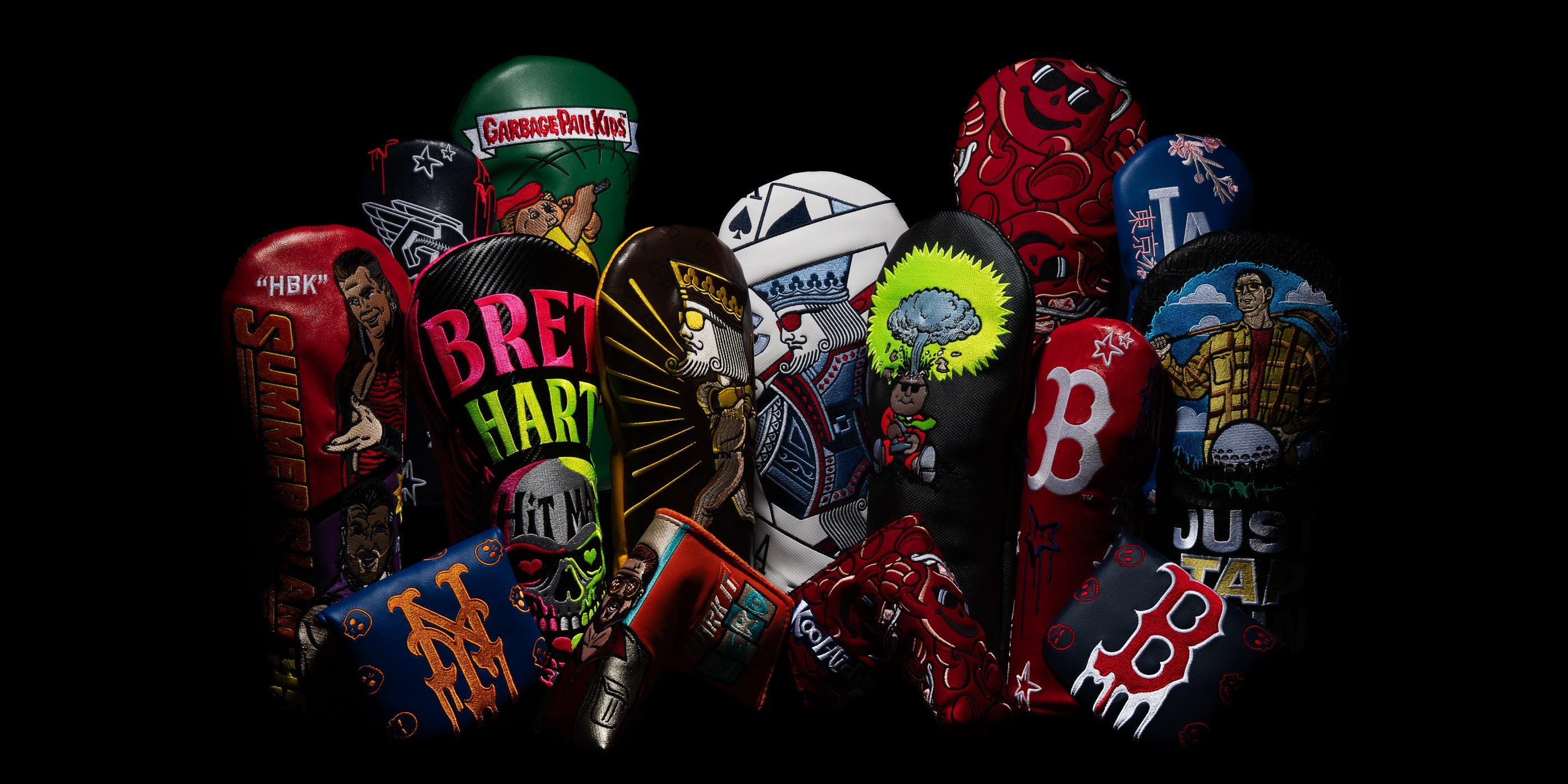 Officially licensed golf gear from MLB, WWE, GPK, NFL, and more.