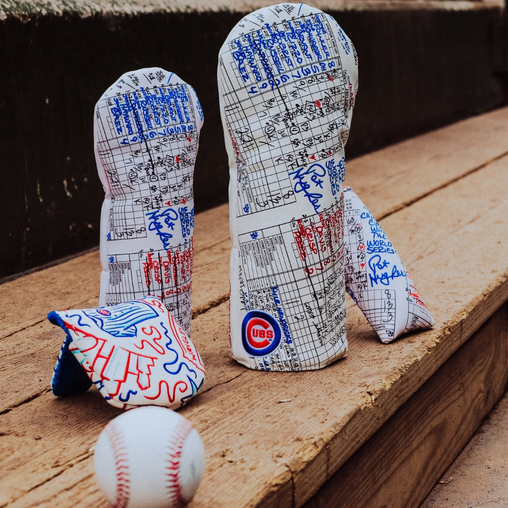 Chicago Cubs Game 7 Scorecard Driver Cover