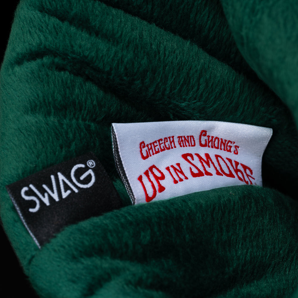 SWAG Golf Cheech & Chong's Up In Smoke movie-themed officially licensed green and red golf driver headcover.