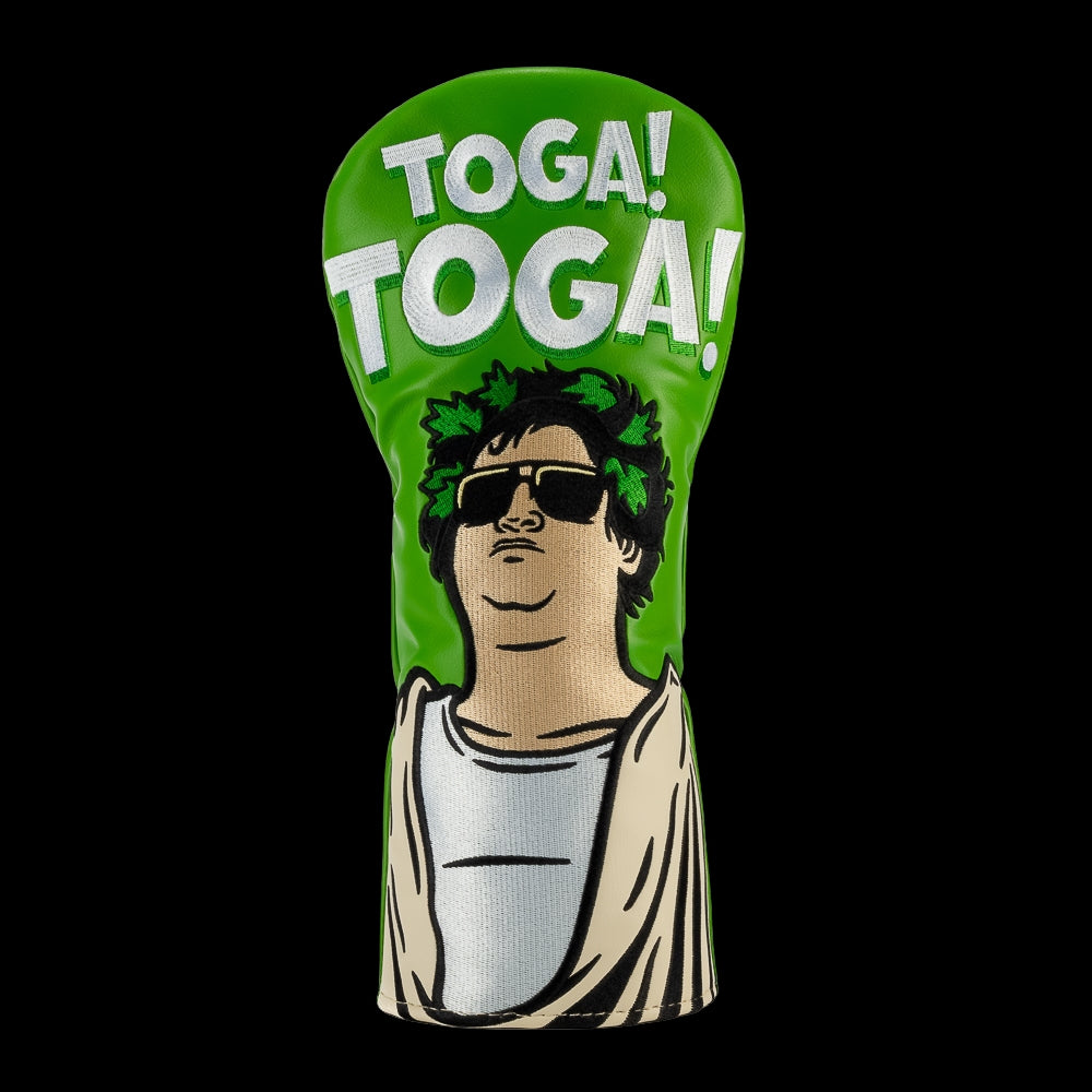 Rewind Golf x Animal House officially licensed movie themed Toga, Toga green driver golf headcover.