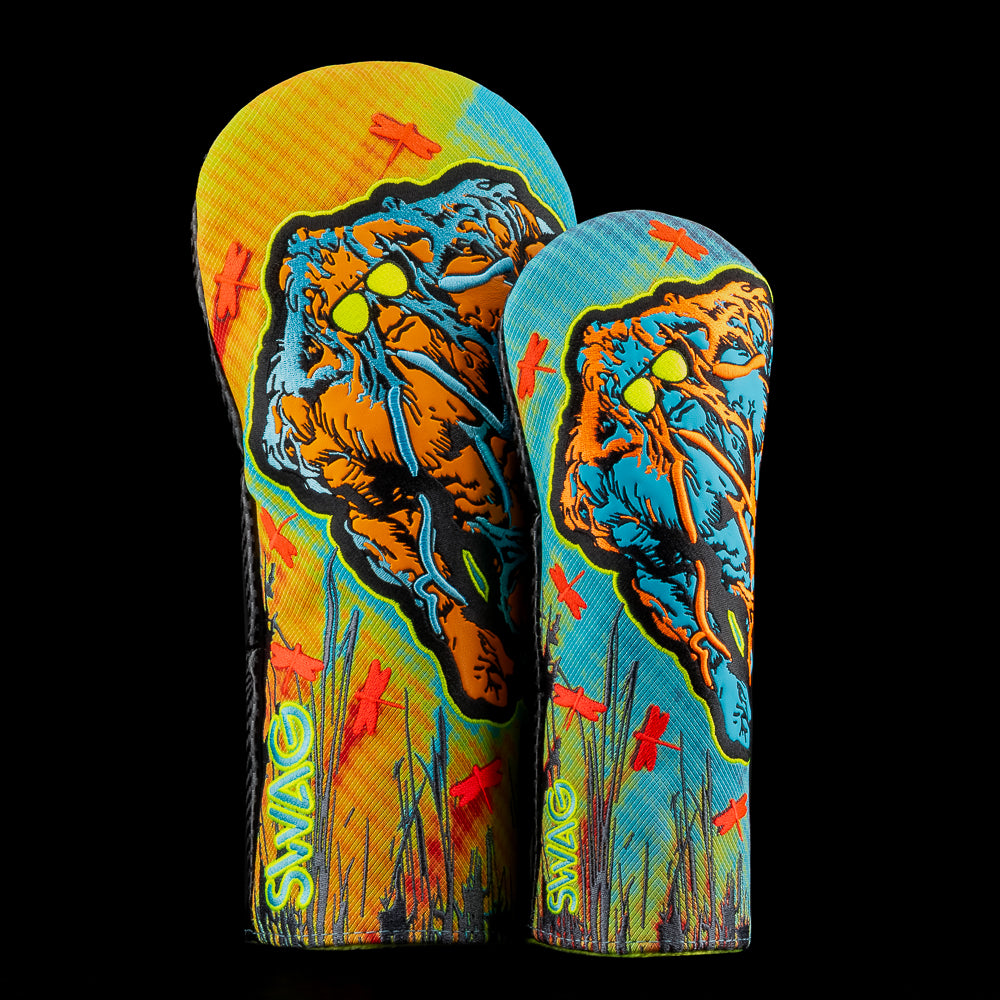 Heat Map Swag Thing drive and fairway golf headcover set.
