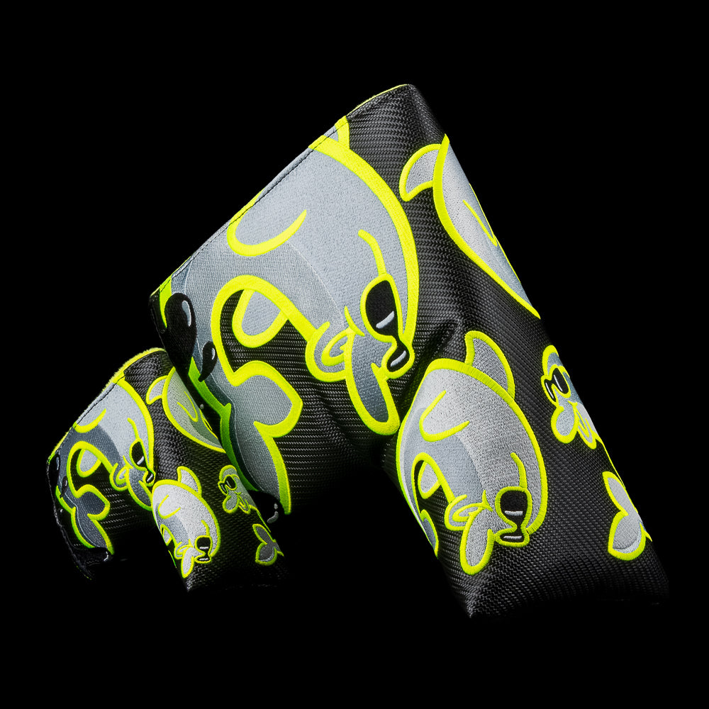 Jumbo Eclipse Neon Green Flipper Blade Cover Combo Set