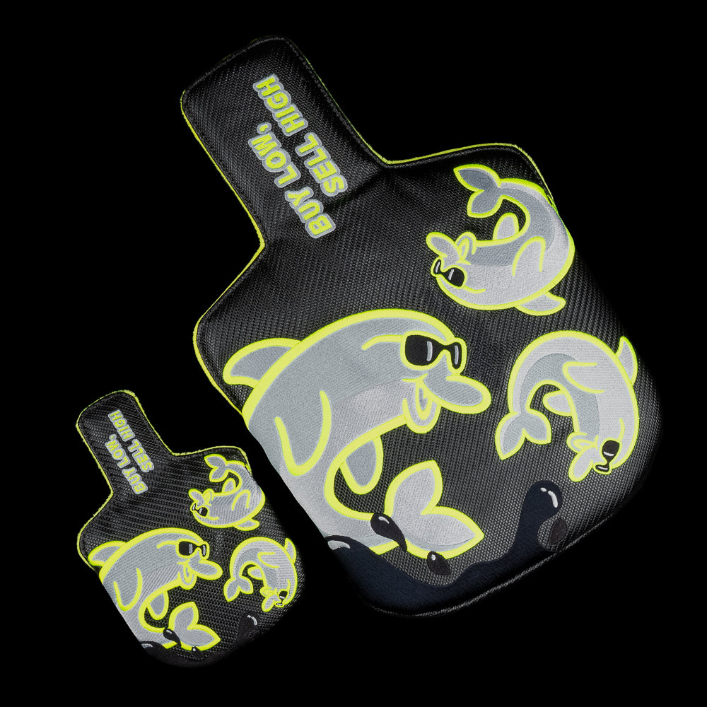 Jumbo Eclipse Neon Green Flipper Mallet Cover Combo Set