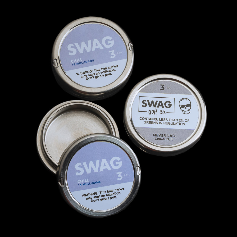 SWAG Golf Chill Lip Pillow golf ball marker.