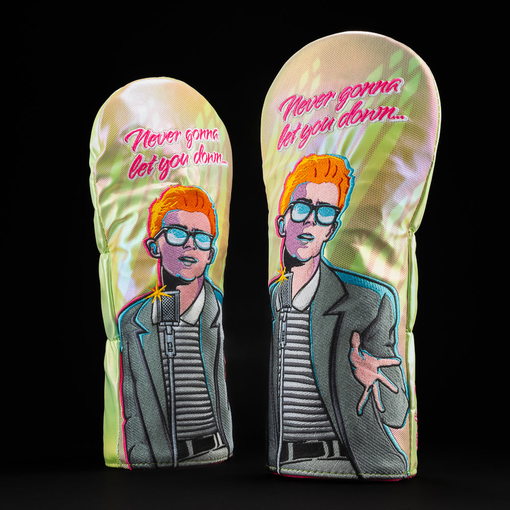 SWAG Golf rickroll holographic golf driver headcover.