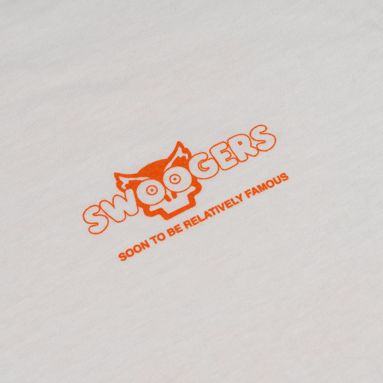 Swag Swoogers white men's short sleeve graphic print t-shirt.