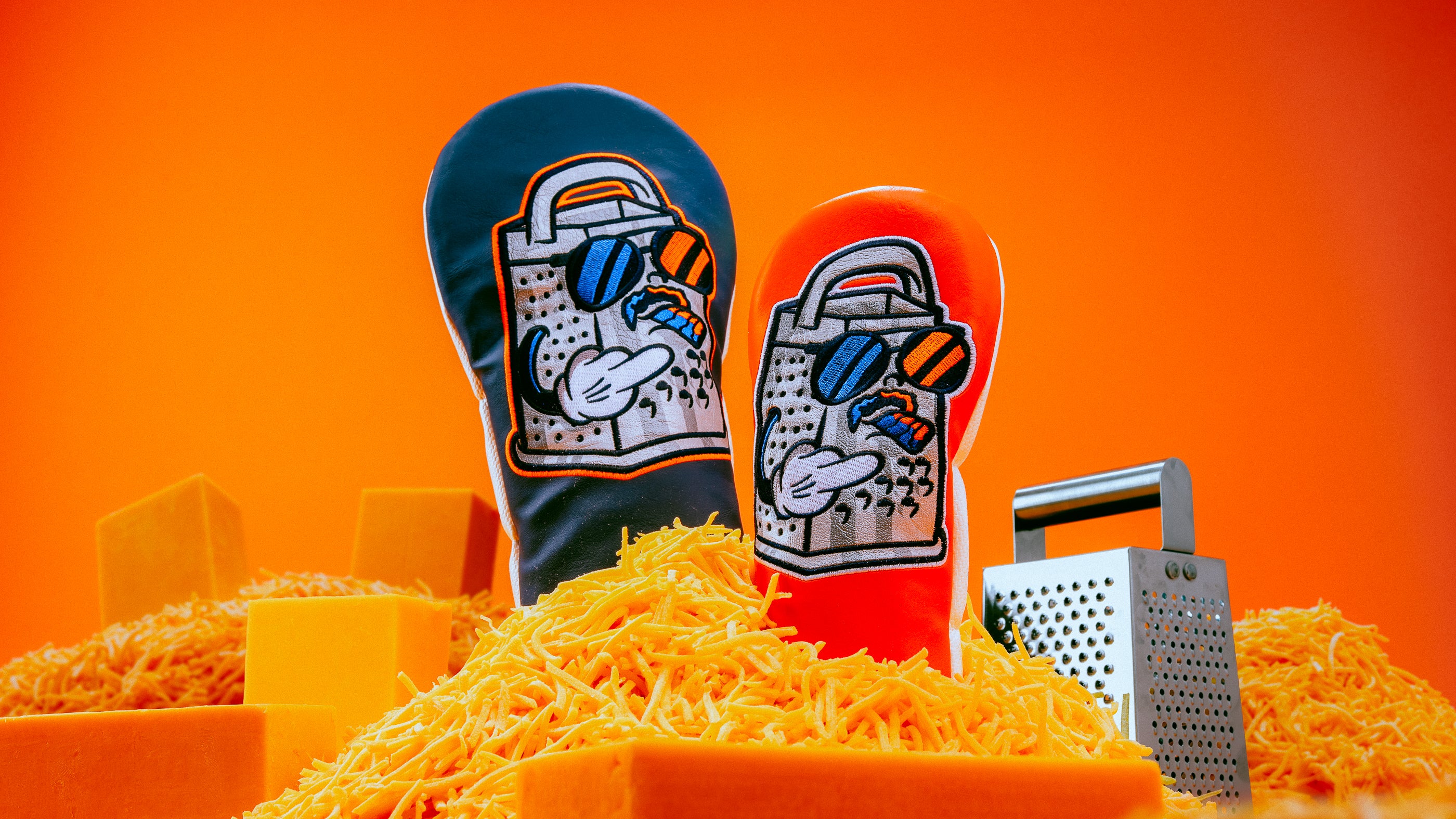 SWAG Golf Da Grate-est blue and orange Ditka Chicago Bears golf headcovers.