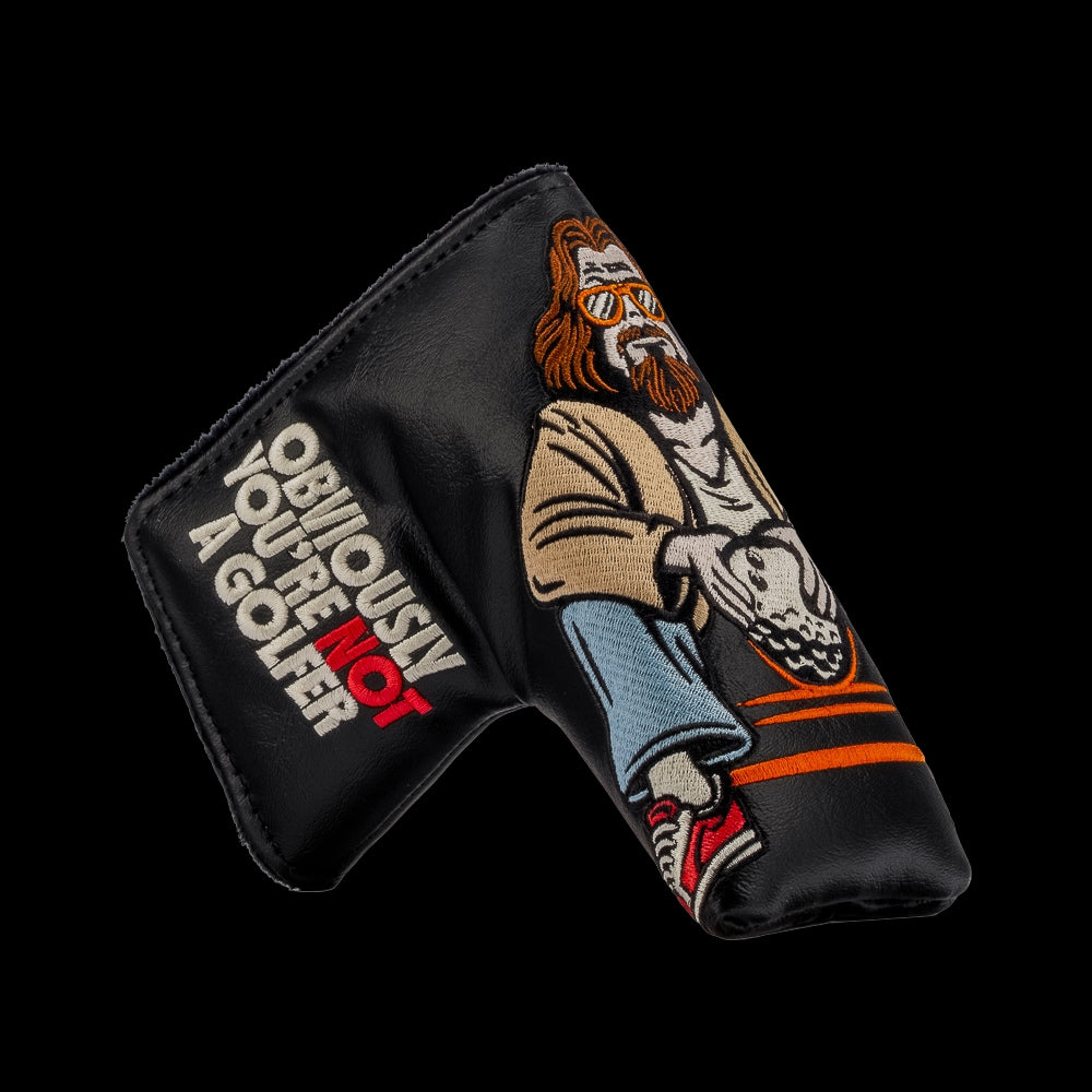 Rewind Golf officially licensed The Big Lebowski Obviously You're Not A Golfer movie themed blade golf headcover.