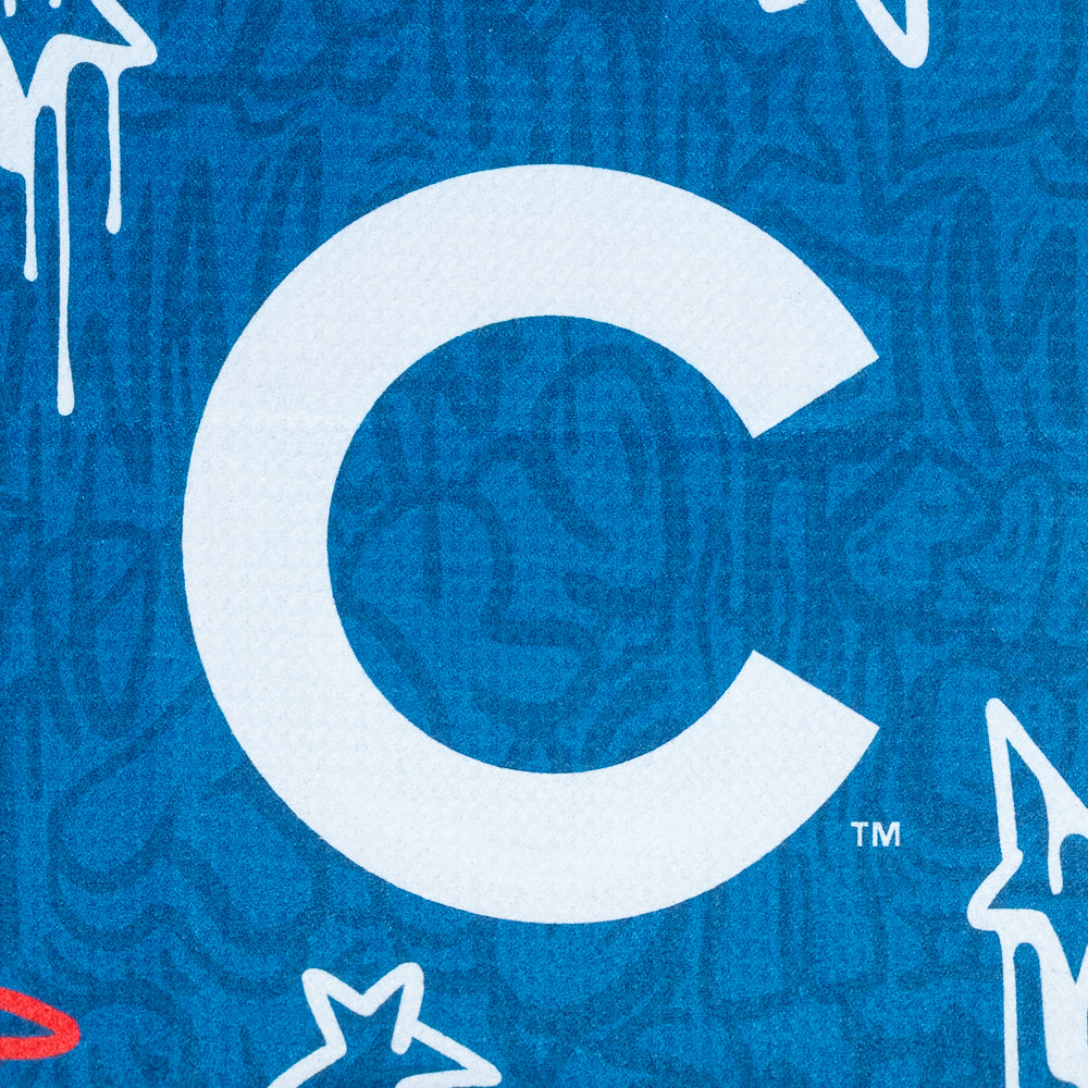 Chicago Cubs Fully Tagged Golf Towel