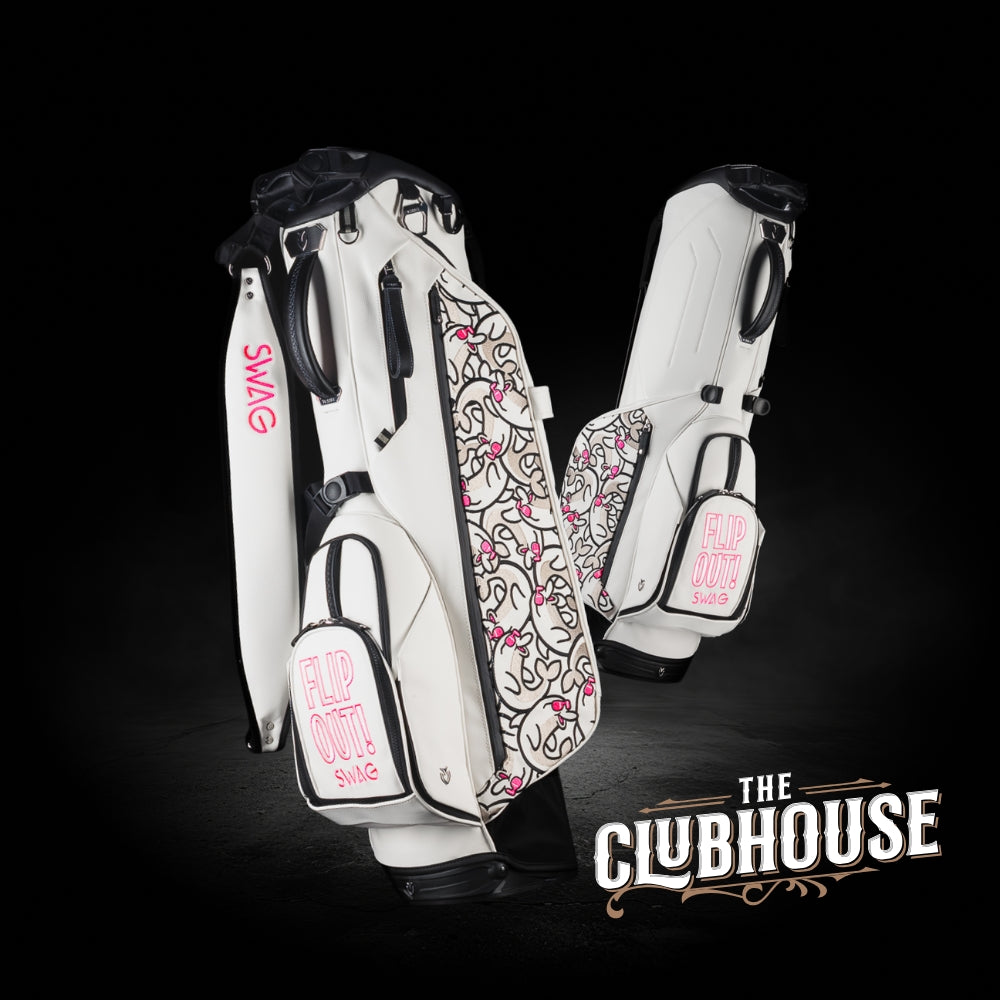 The Clubhouse: Stacked Flipper White Vessel Stand Bag