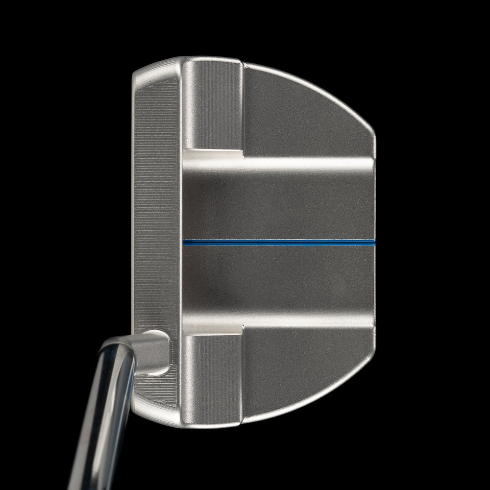 SWAG golf putter and headcover wrapped in stacked Coors Light bottle cap design