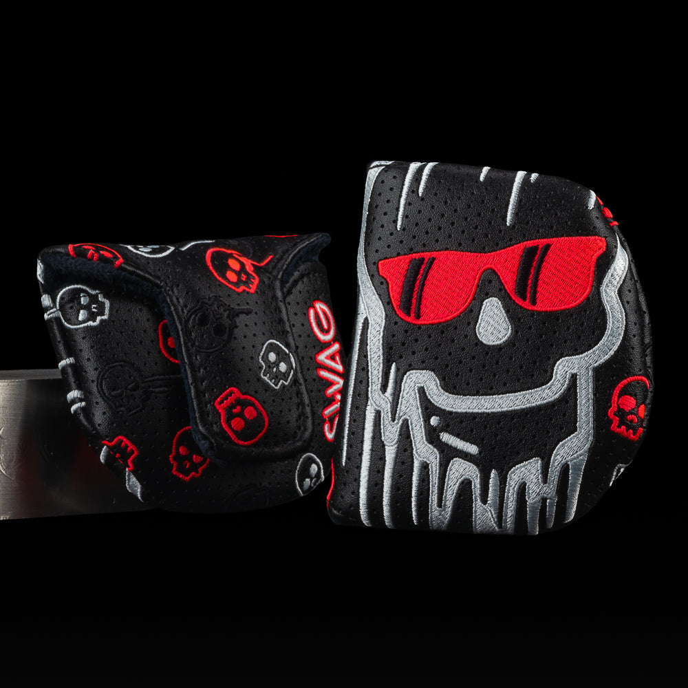 Jumbo Dripping Skull Black Boss Mallet Cover – Swag Golf Co