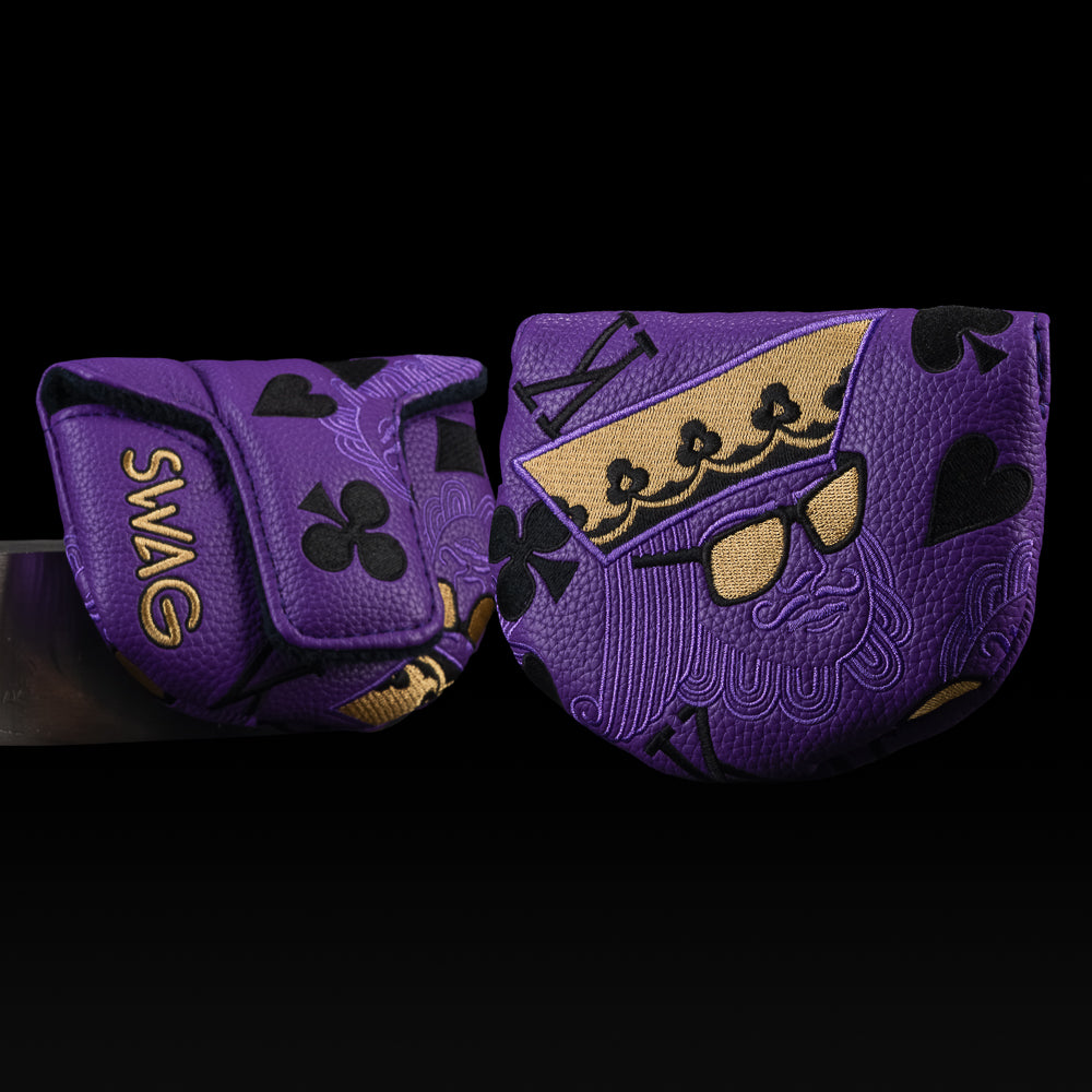 Purple Reign Poker King Boss Mallet Cover – Swag Golf Co