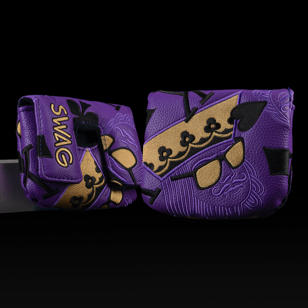 Purple Reign Poker King Center Shaft Mallet Cover – Swag Golf Co