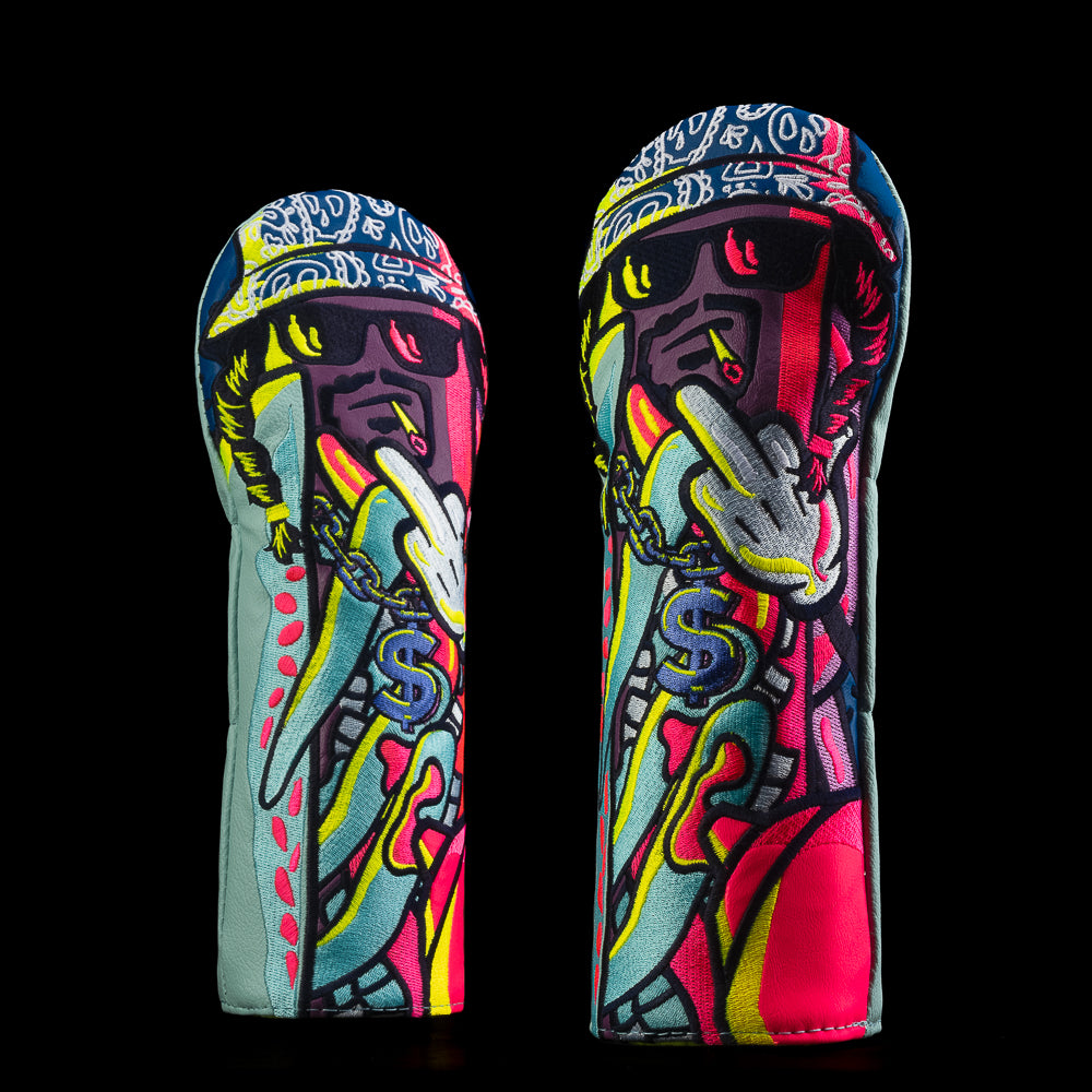 SWAG Golf Chicago DOGG hot dog themed fairway wood golf headcover.