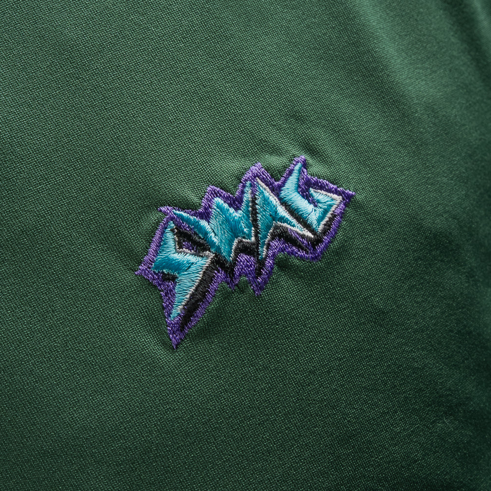 90's Graffiti Olive Player Hoodie