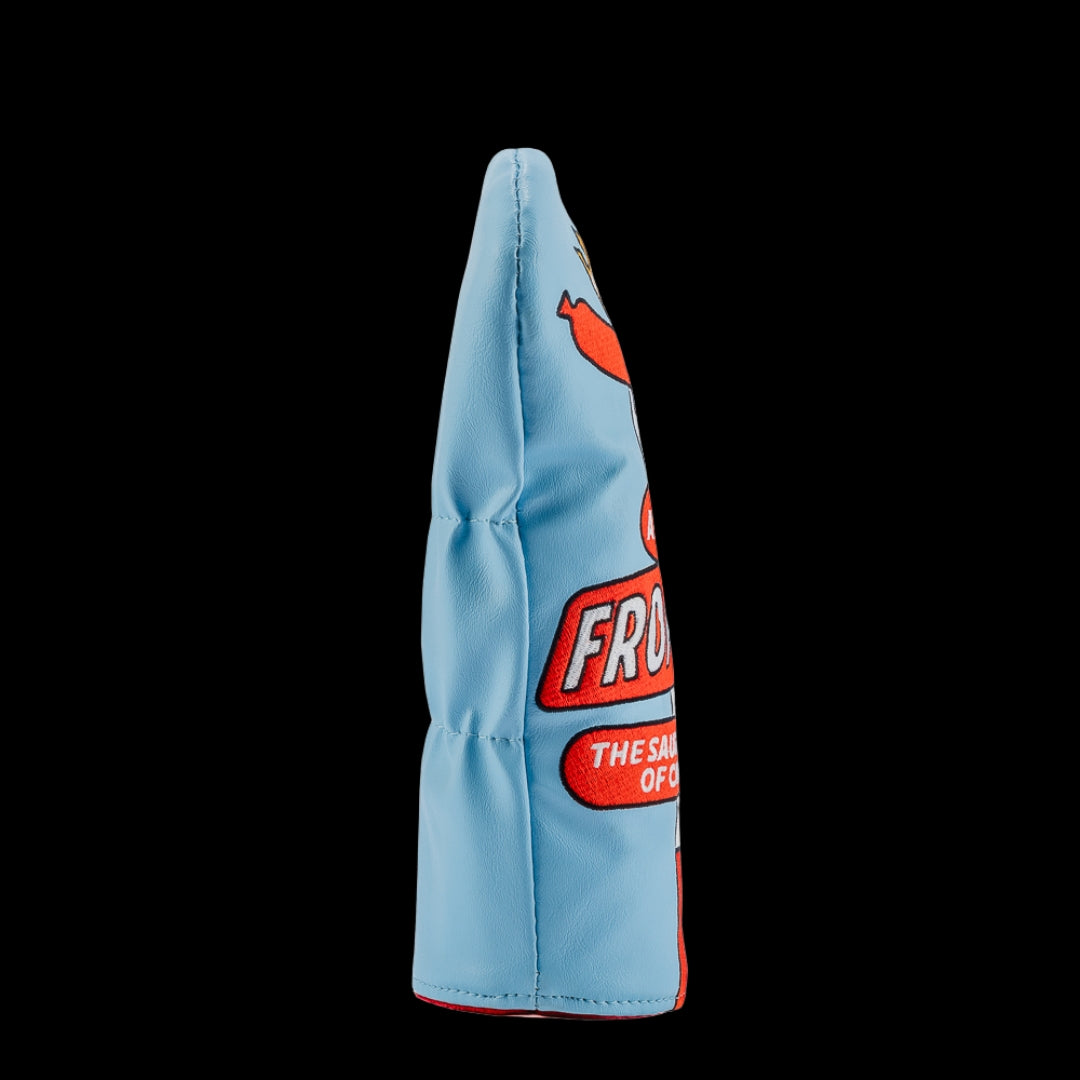 Rewind Golf x Ferris Bueller's Day Off officially licensed Abe Froman Sausage King of Chicago blue and red fairway wood golf headcover.