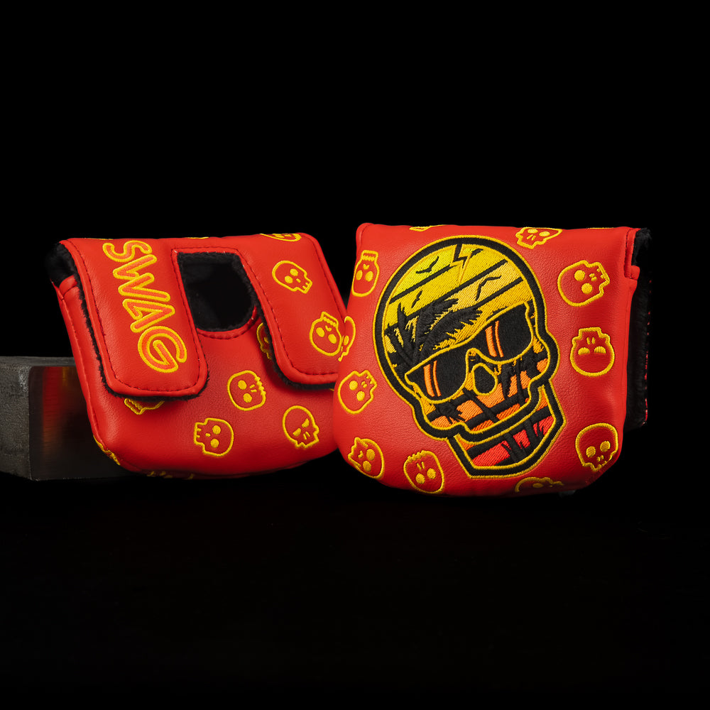 Sunset Skull Center Shaft Mallet Cover
