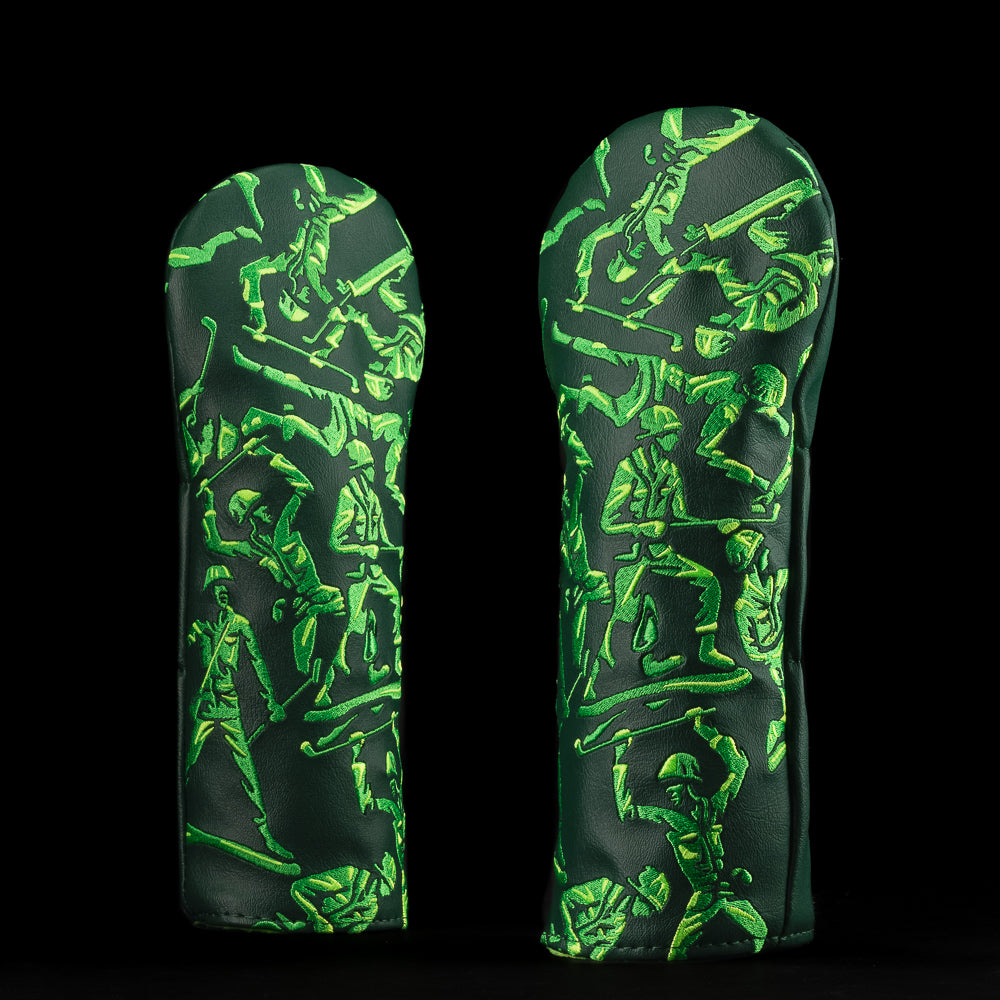 SWAG Golf stacked army men green fairway wood golf headcover.