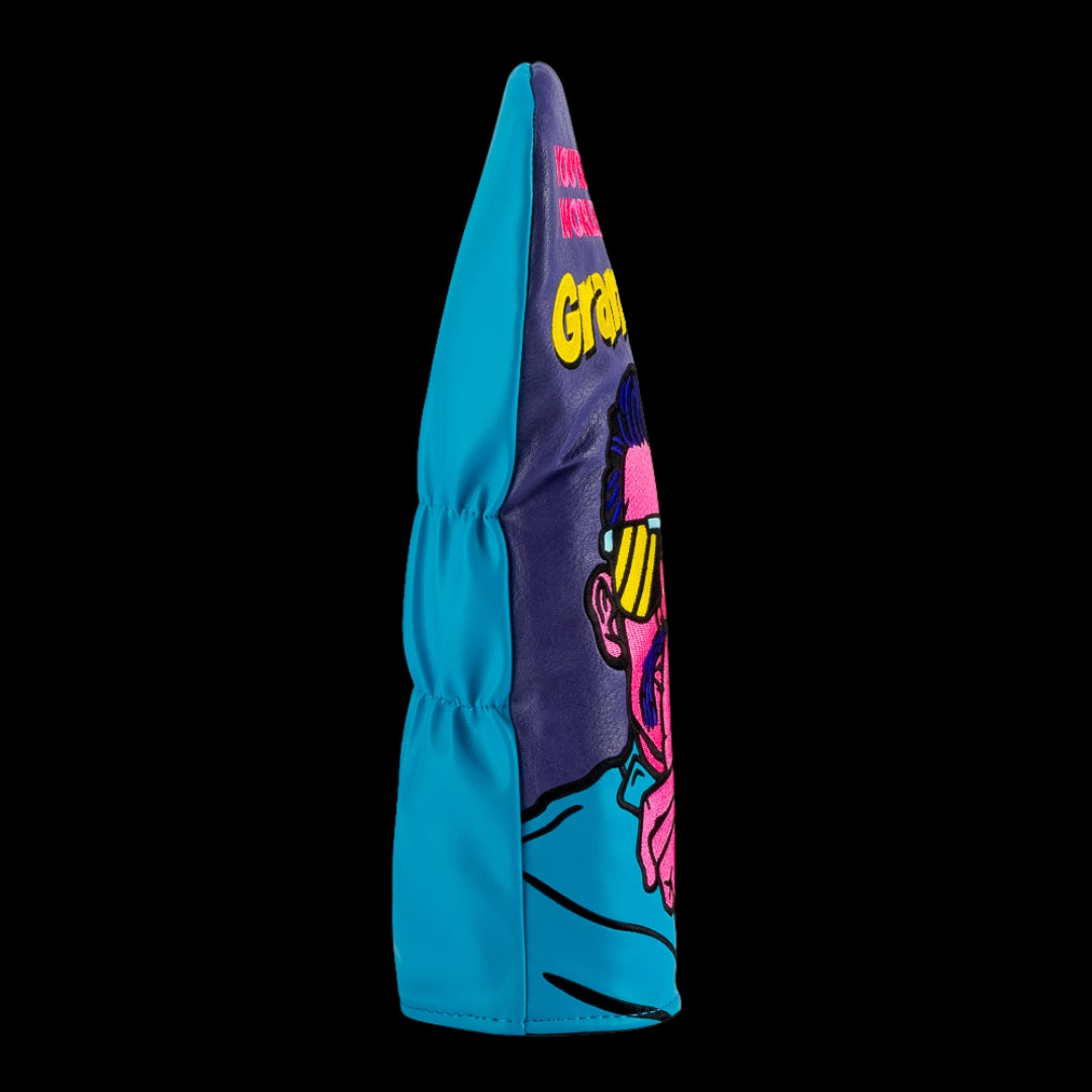 Rewind Golf x Happy Gilmore officially licensed You're In My World Now Grandma driver golf headcover.