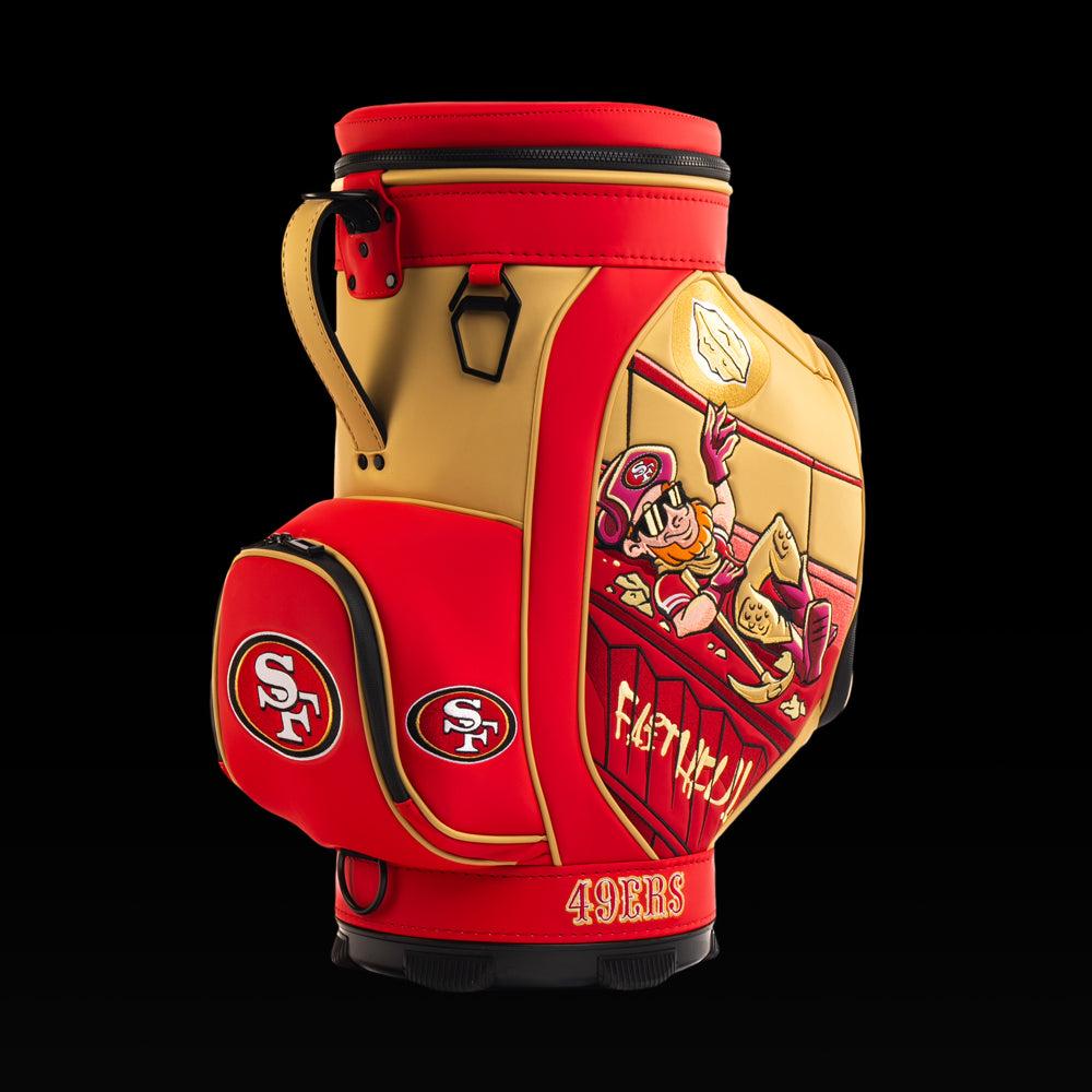 SWAG Golf X NFL San Francisco 49ers Golden Gate Miner Den Caddy