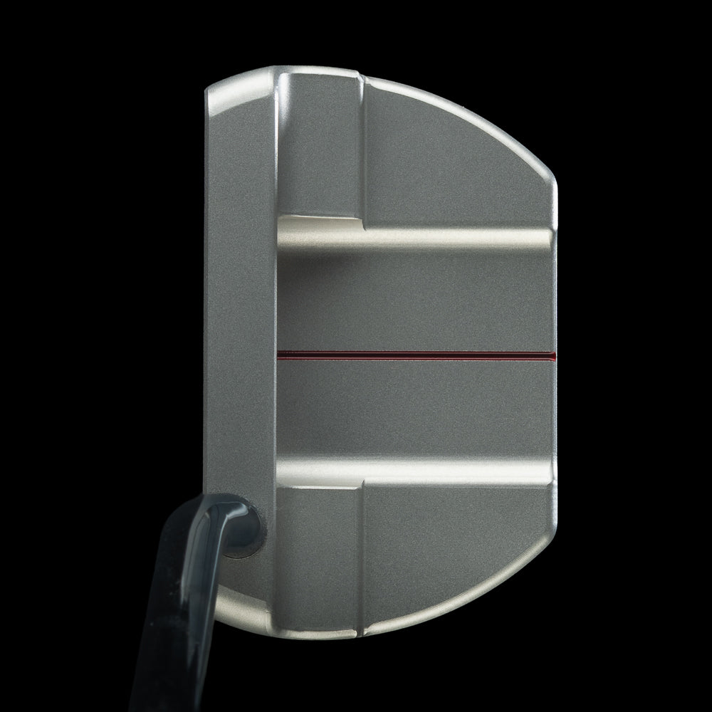 SWAG Golf Patriotic Abe The Boss 2.0 limited edition mid-mallet golf putter made in the USA and featuring a patriotic party scene of Abraham Lincoln.