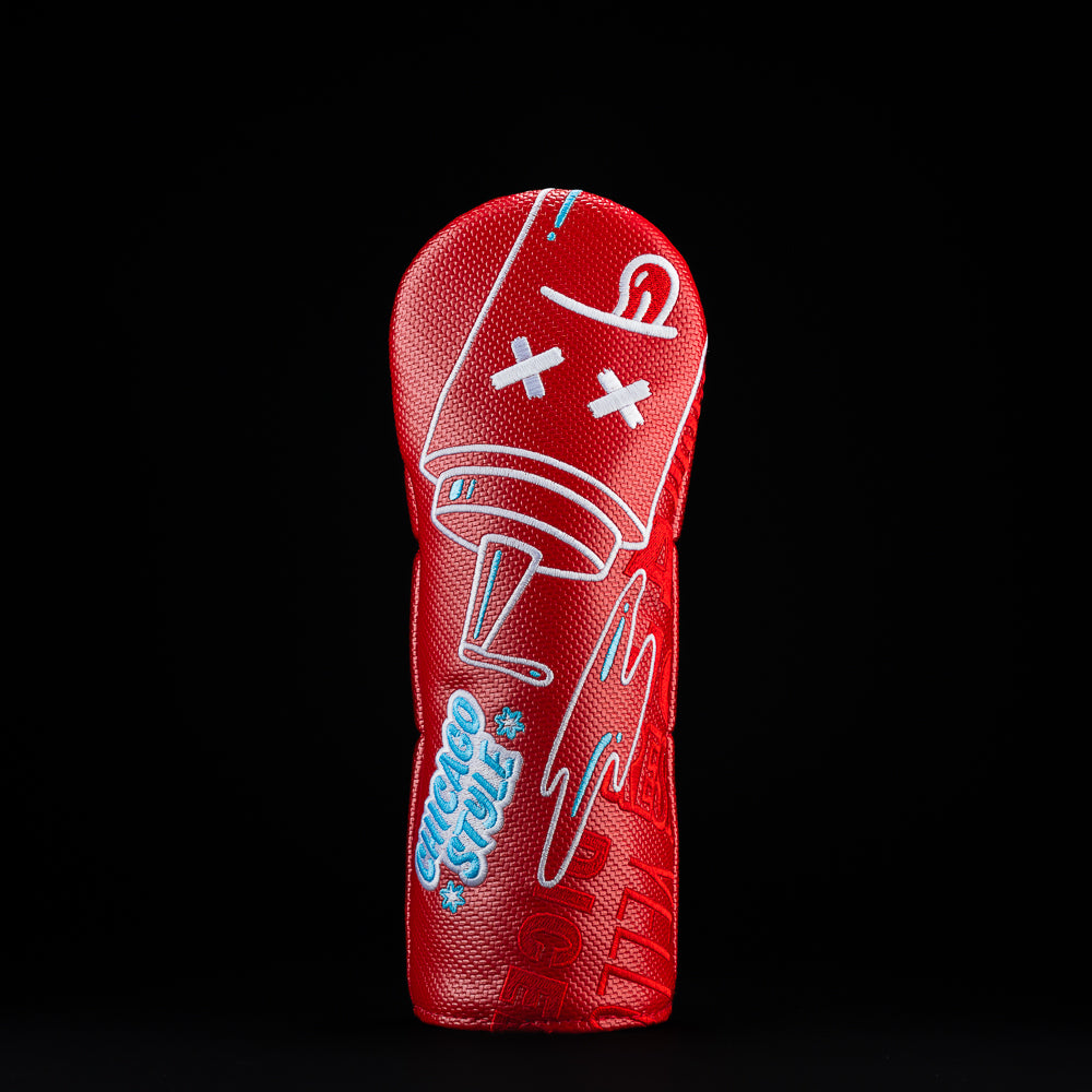 SWAG Golf Jumbo Dead Ketchup red fairway wood golf headcover made in the USA.