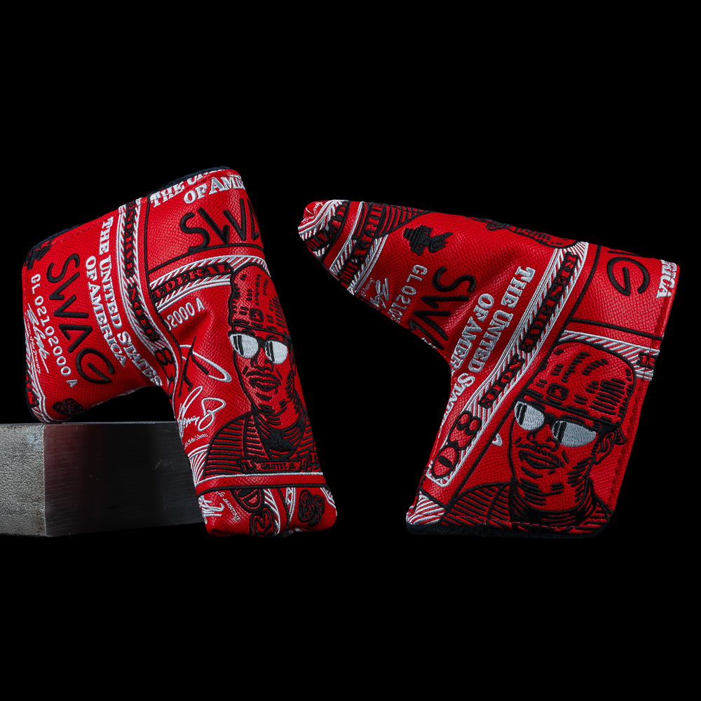 $30 Griffey Bill blade cover in red, currency styling, and featured Griffey portrait.