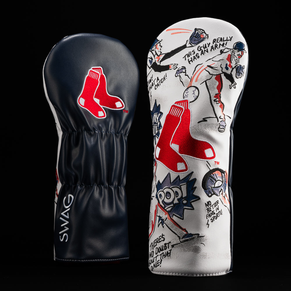 MLB Boston Red Sox America’s Pastime driver headcover with team colors and detailed stitching