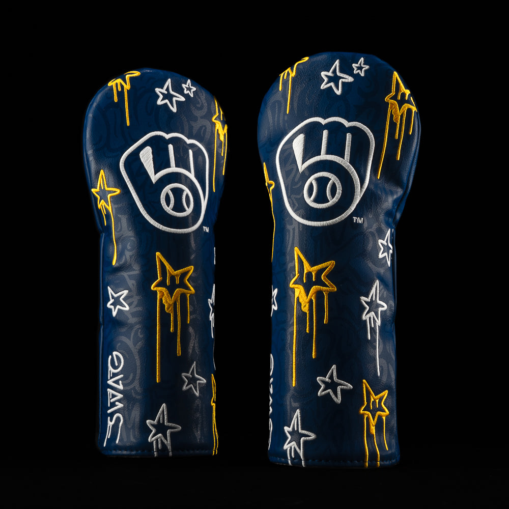 Milwaukee Brewers Fully Tagged Fairway Cover