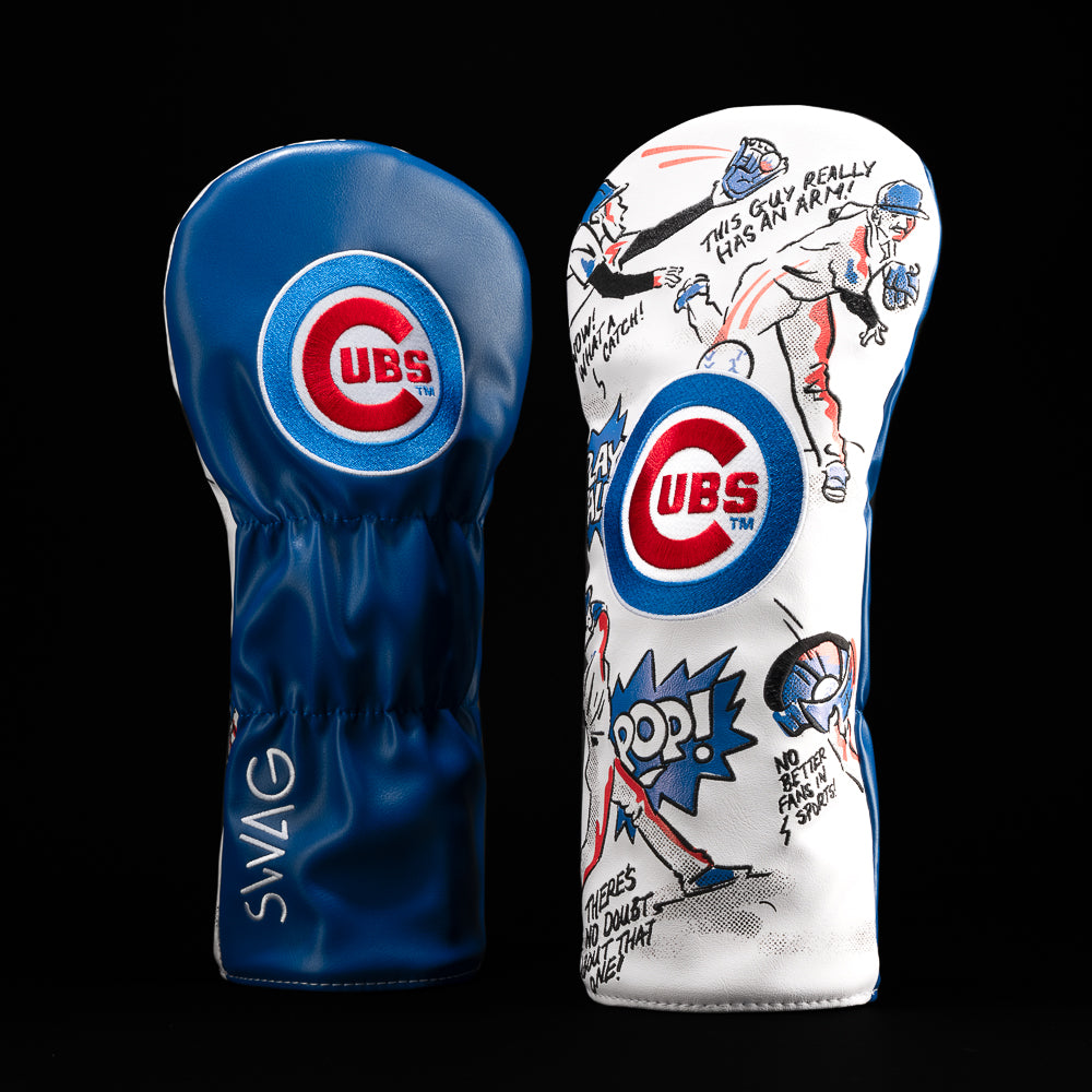 MLB Chicago Cubs America’s Pastime driver headcover with team colors and detailed stitching
