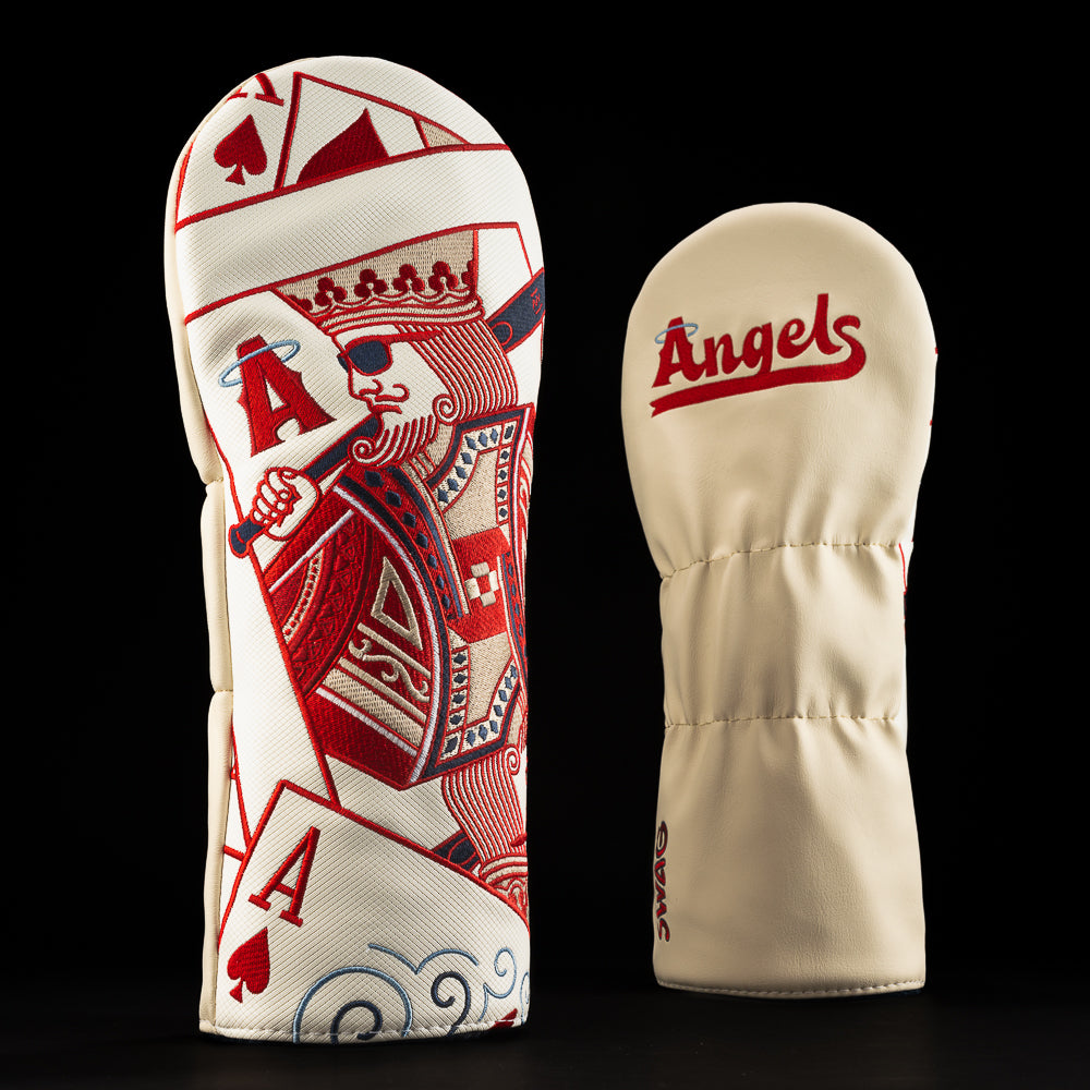 SWAG Golf x MLB Los Angeles Angels City Connect king driver golf headcover.