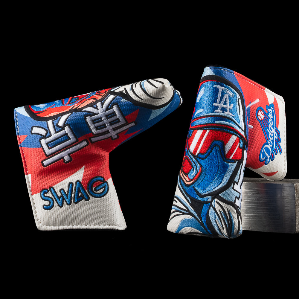 SWAG Golf MLB officially licensed Los Angeles Dodgers Battle For Tokyo blade golf headcover.