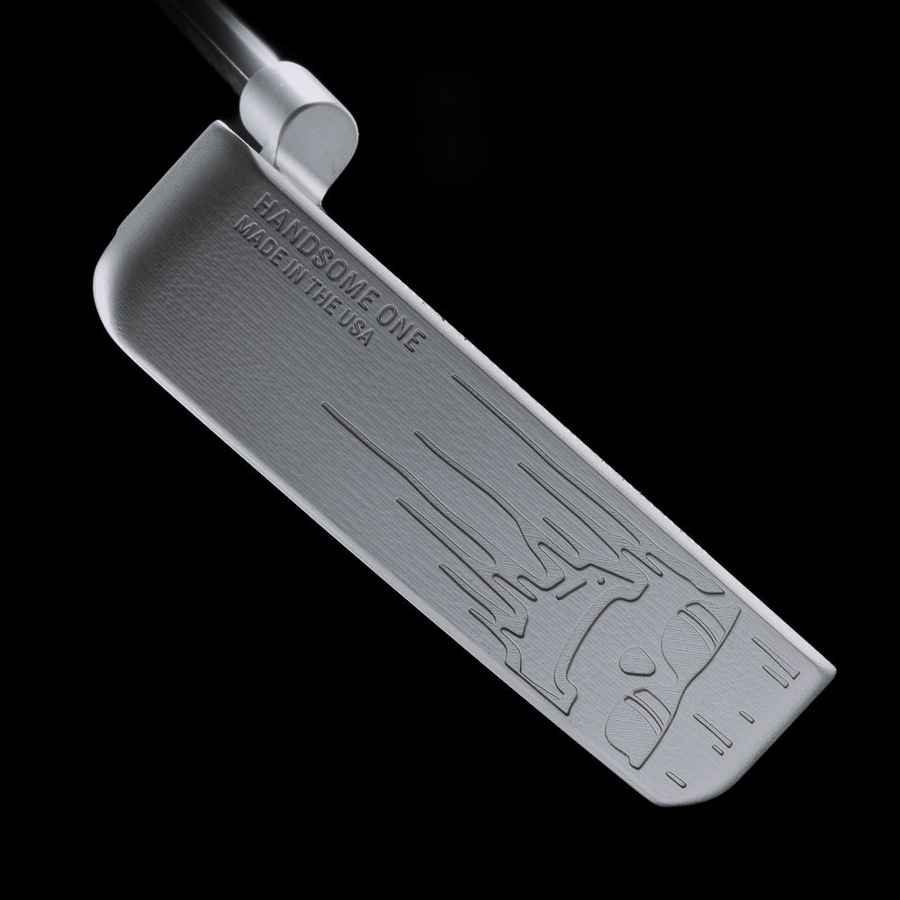 Swag Golf Handsome One naked stainless steel golf putter made in the USA.