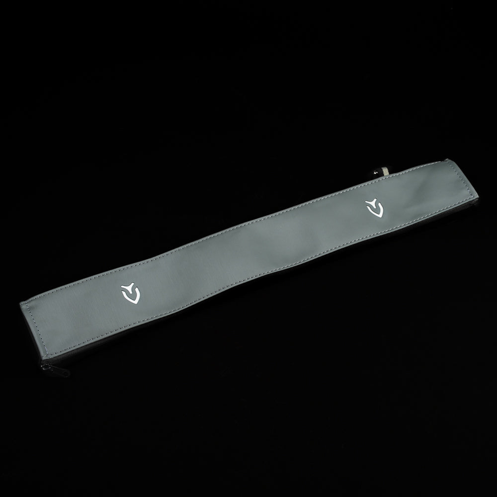 Gray SWAG Golf x Vessel golf stand bag with colorful dollar bill themed designs on a black background.