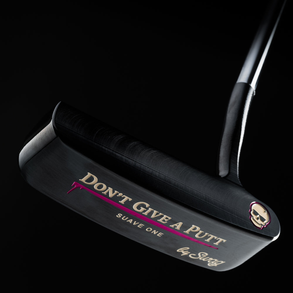 Swag Golf carbon black oxide Suave One limited edition golf putter made in the USA.