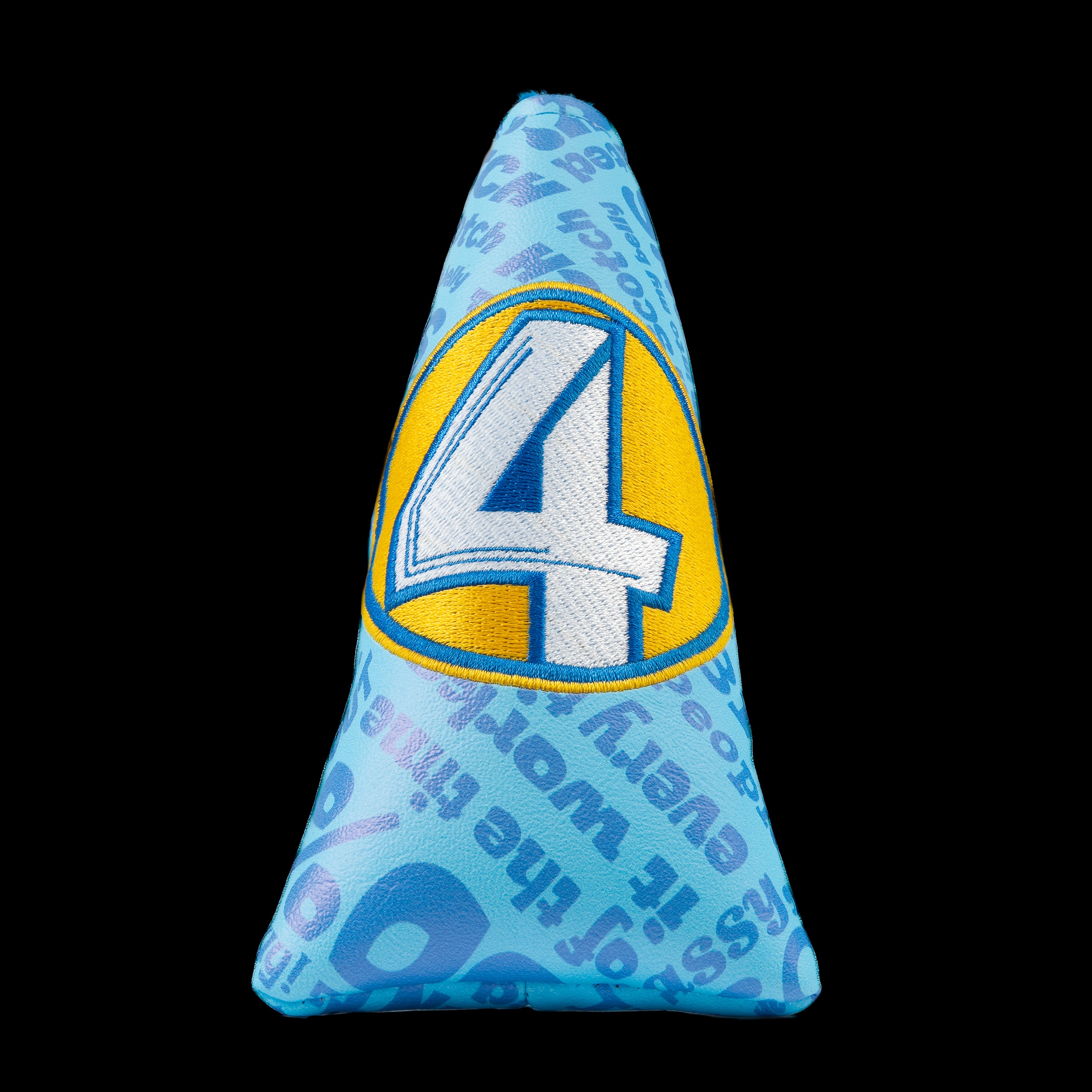 Rewind Golf x Anchorman official channel 4 news team blade golf headcover.