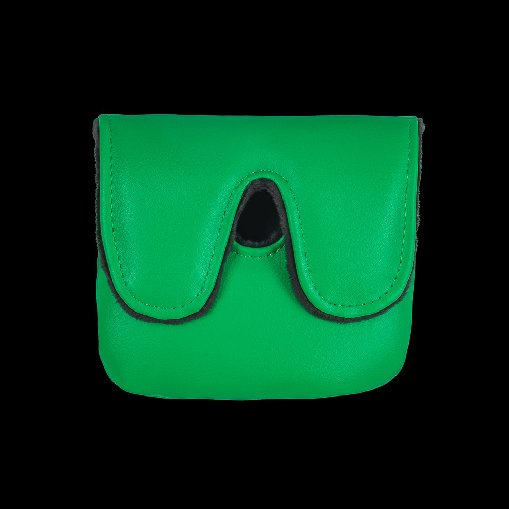 Green Callahan Auto Parts large CS mallet cover with white logo.