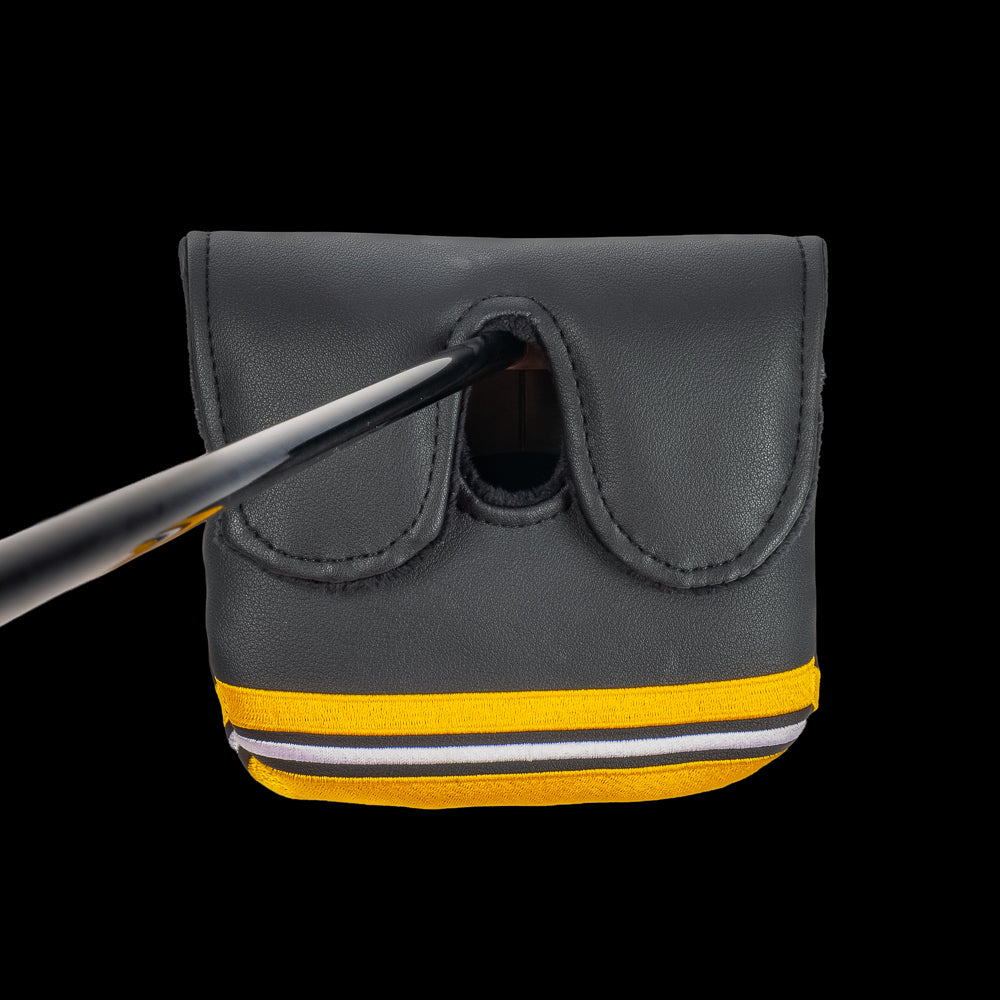 Happy Gilmore 18 Jersey black and gold officially licensed center shaft xl mallet headcover.