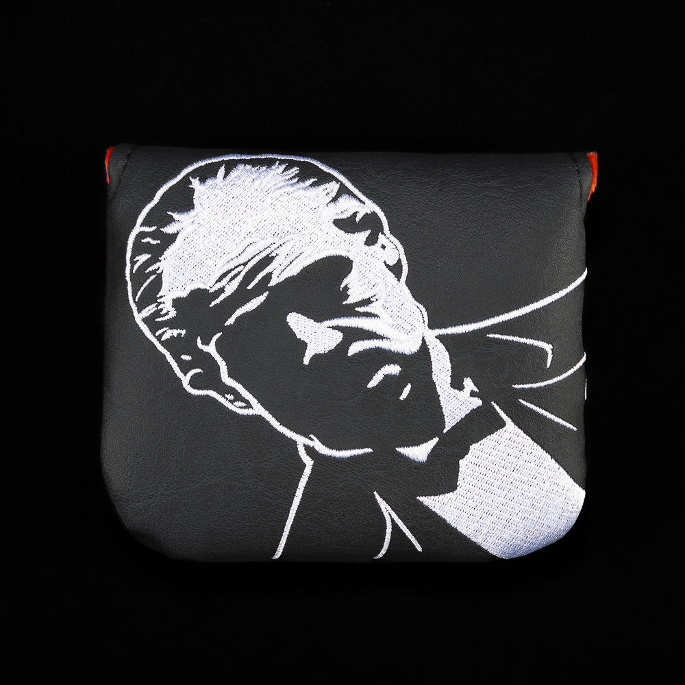 Rewind Golf x The Godfather official offer he can't refuse black and red center shaft mallet golf headcover.