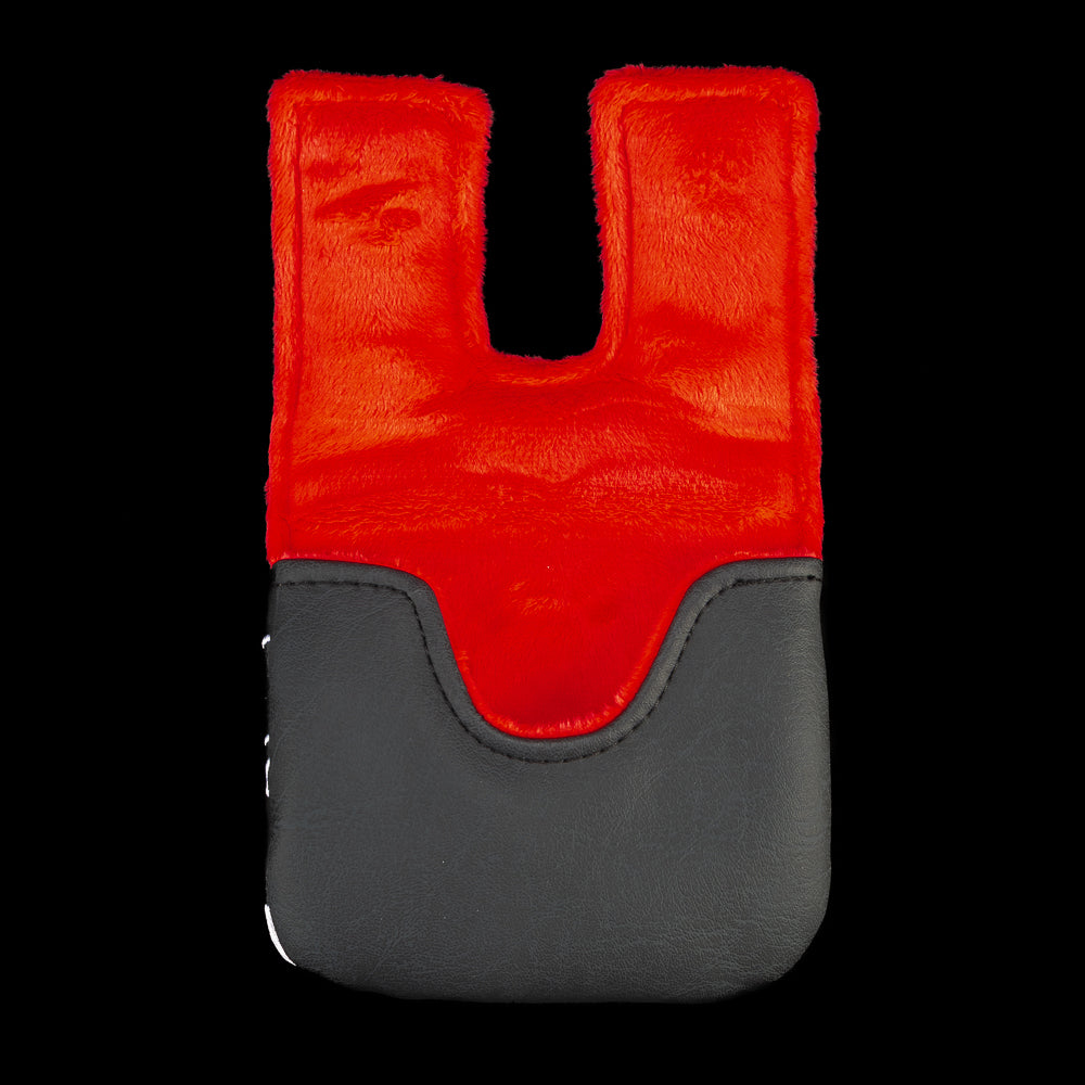 Rewind Golf x The Godfather official offer he can't refuse black and red center shaft mallet golf headcover.
