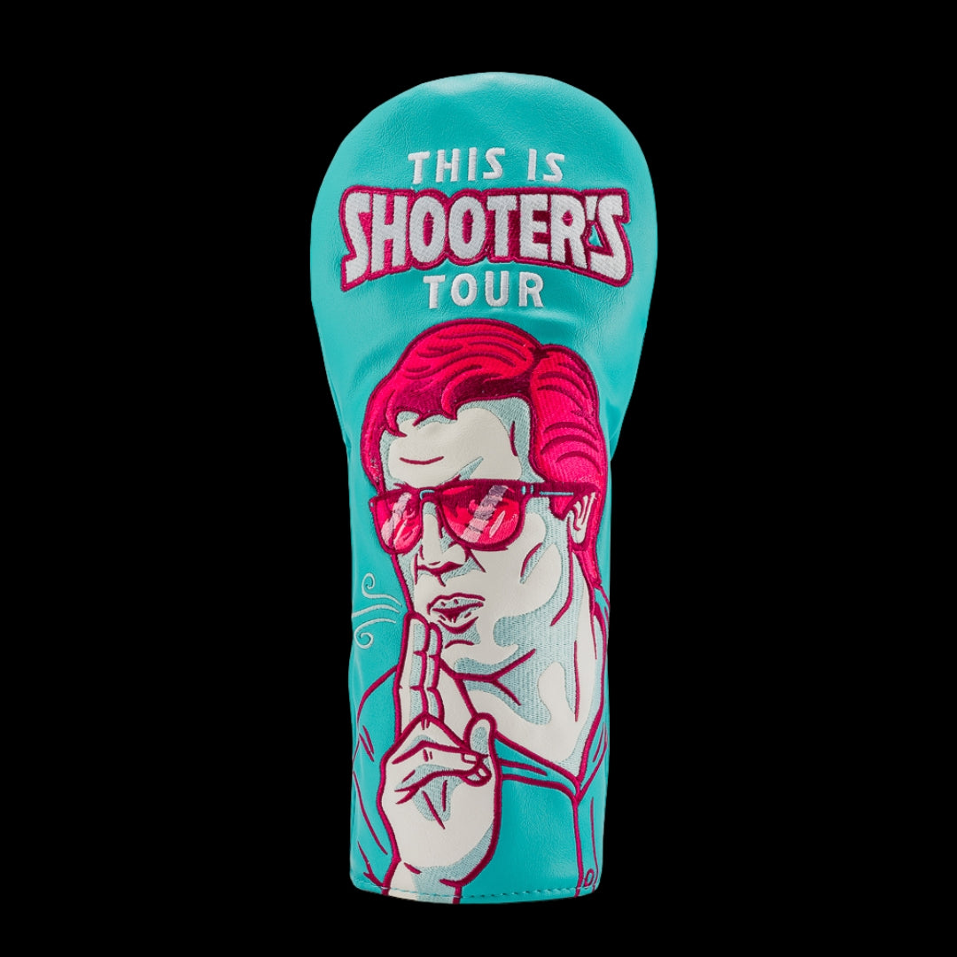Rewind Golf x Happy Gilmore This Is Shooter's Tour movie themed officially licensed driver golf headcover.
