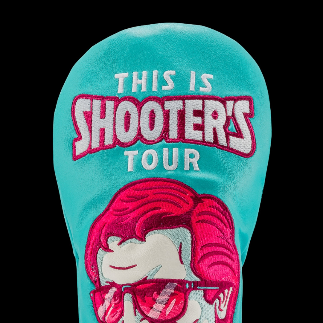 Rewind Golf x Happy Gilmore This Is Shooter's Tour movie themed officially licensed driver golf headcover.