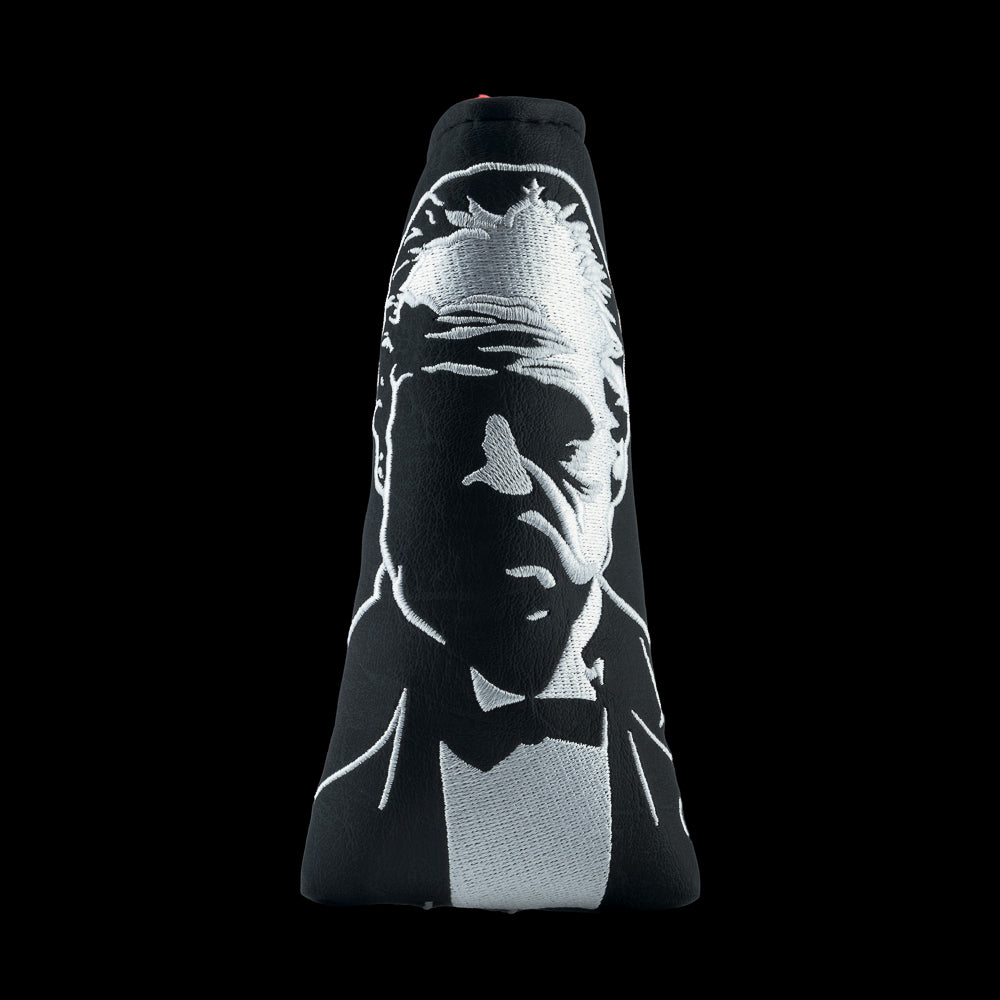 Rewind Golf x The Godfather official Offer He Can't Refuse black and red blade golf headcover.