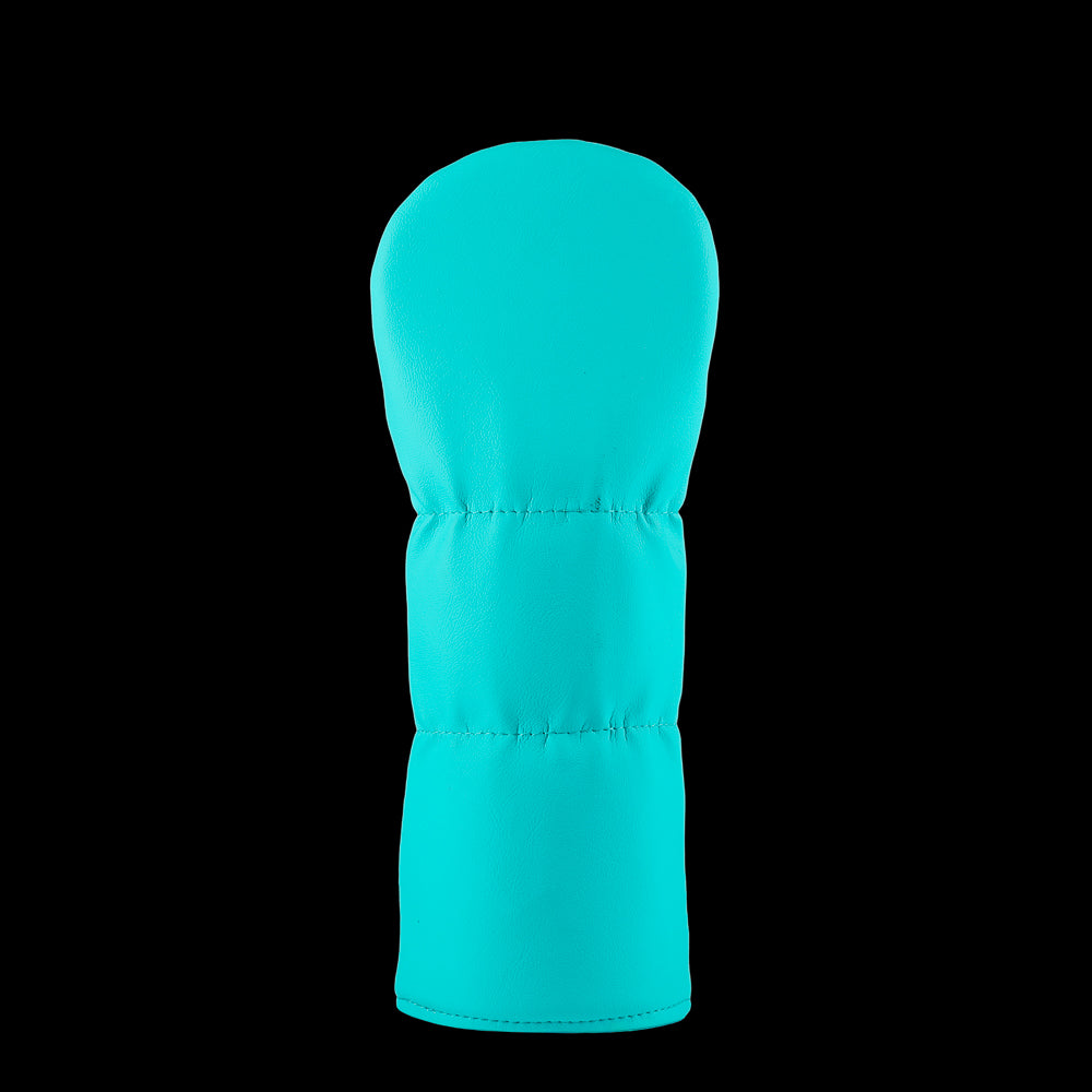 Happy Gilmore Shooter's Tour turquoise and neon pink officially licensed movie themed golf fairway wood headcover.