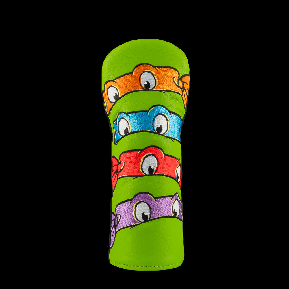 Rewind Golf x TMNT Licensed Peepers green fairway wood golf headcover.