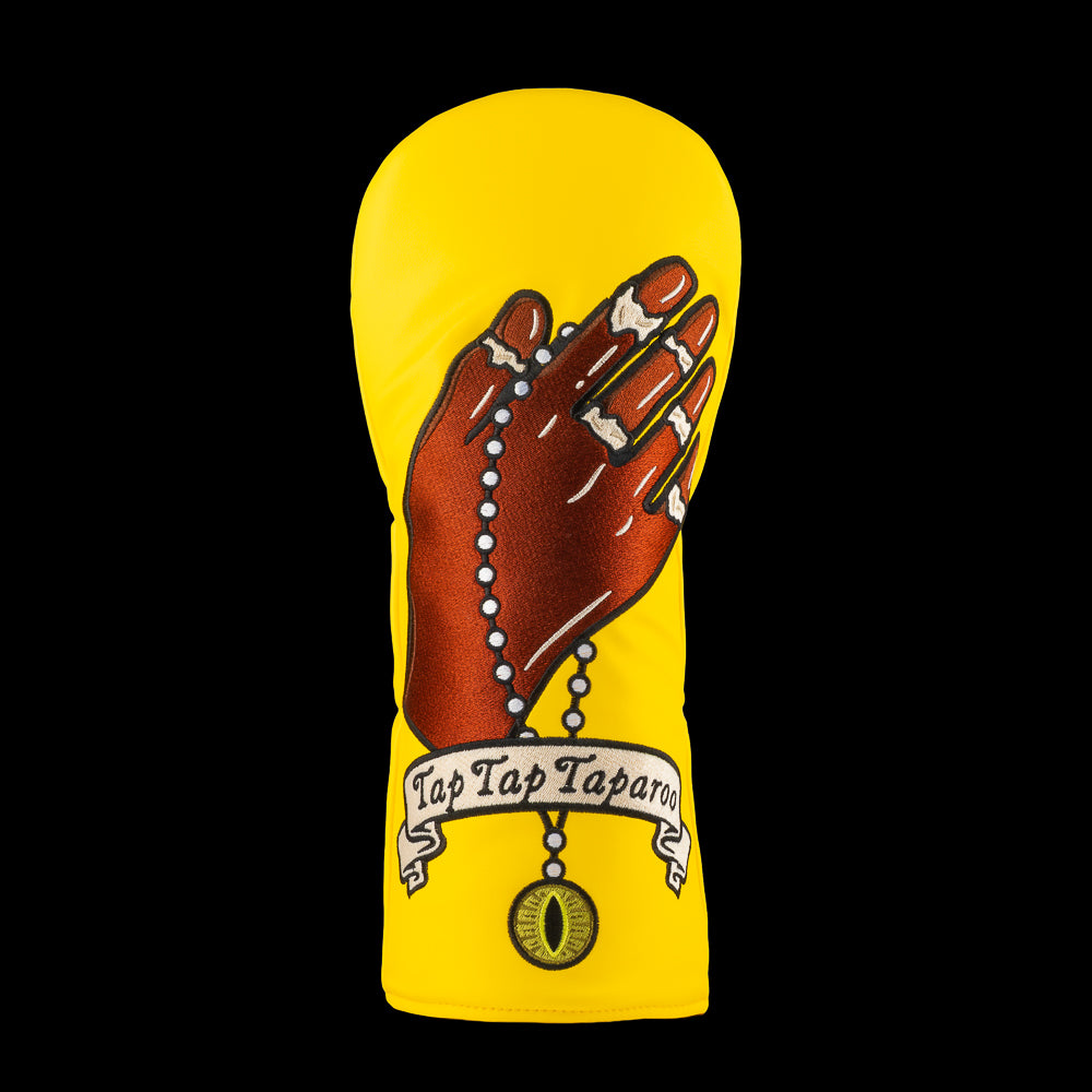 Happy Gilmore Tap Tap Taparoo yellow officially licensed driver golf headcover.