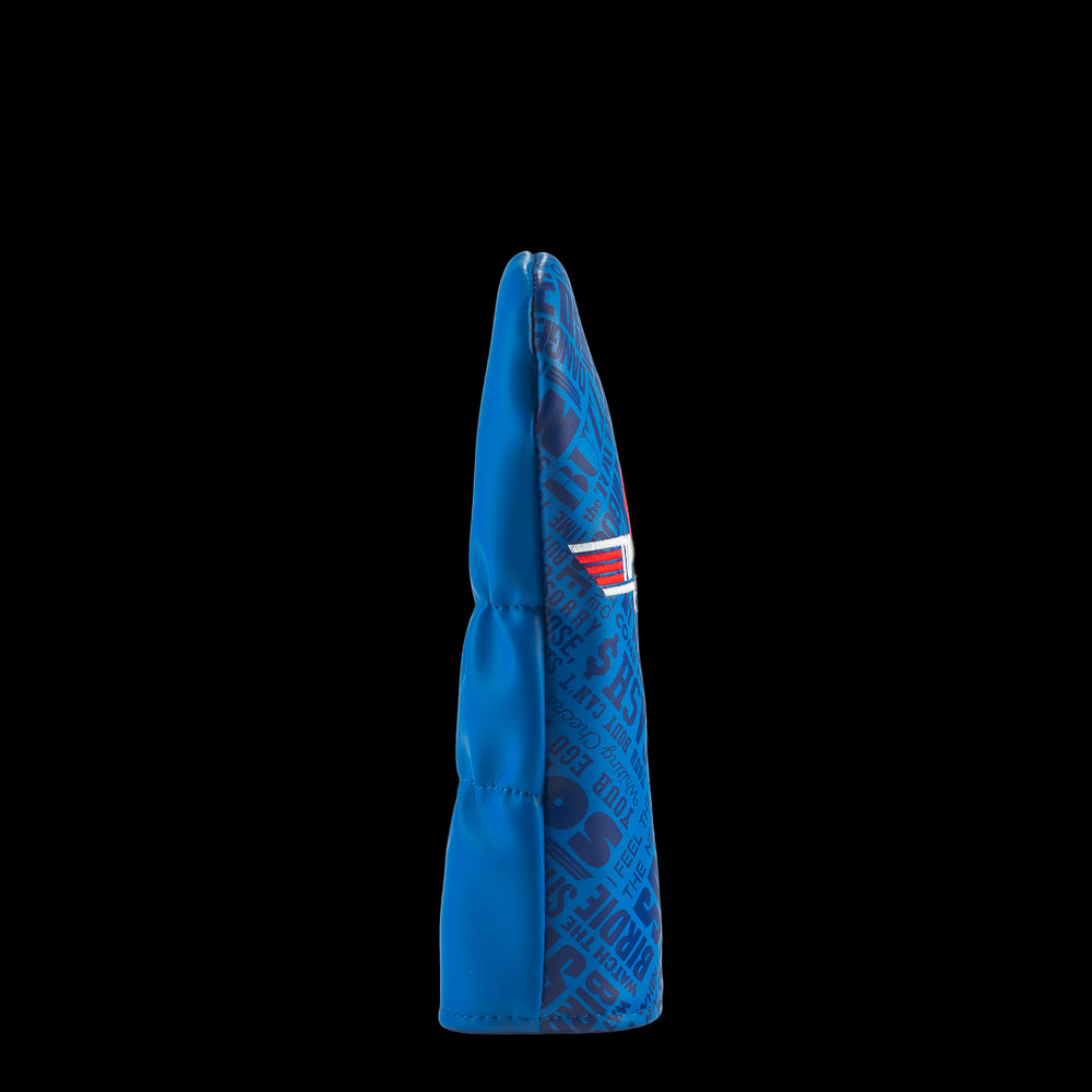 Rewind Golf x Top Gun official blue and red movie quotes hybrid golf headcover.