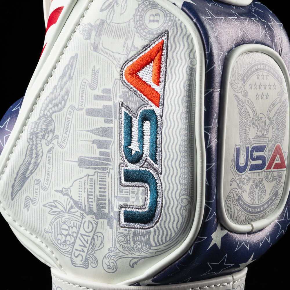SWAG Golf mini Ryder Cup bag desk caddy office accessory.